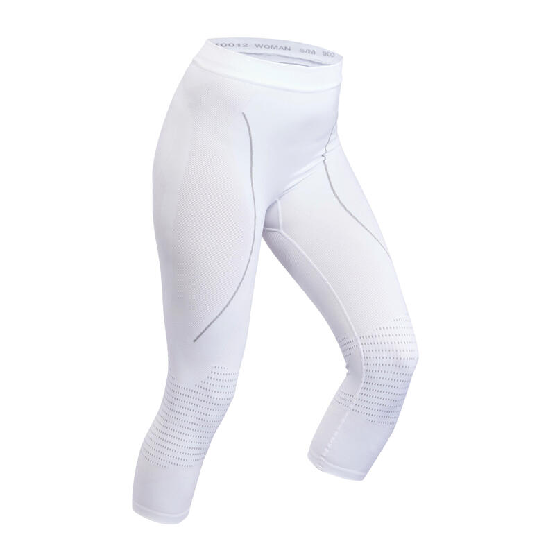 Women's Ski Underwear Bottom 900 - White