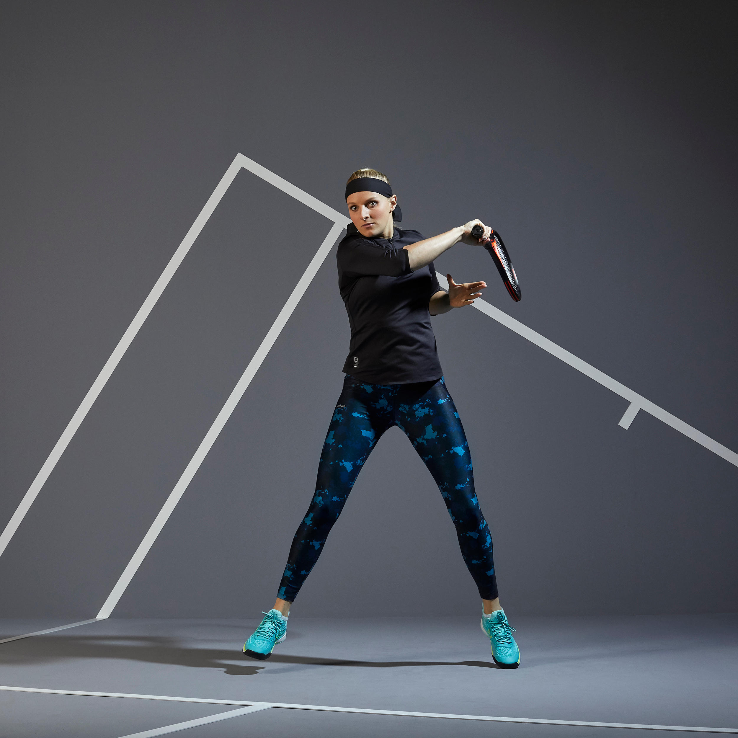 LEG TH 900 Women's Tennis Leggings - Camo 3/13