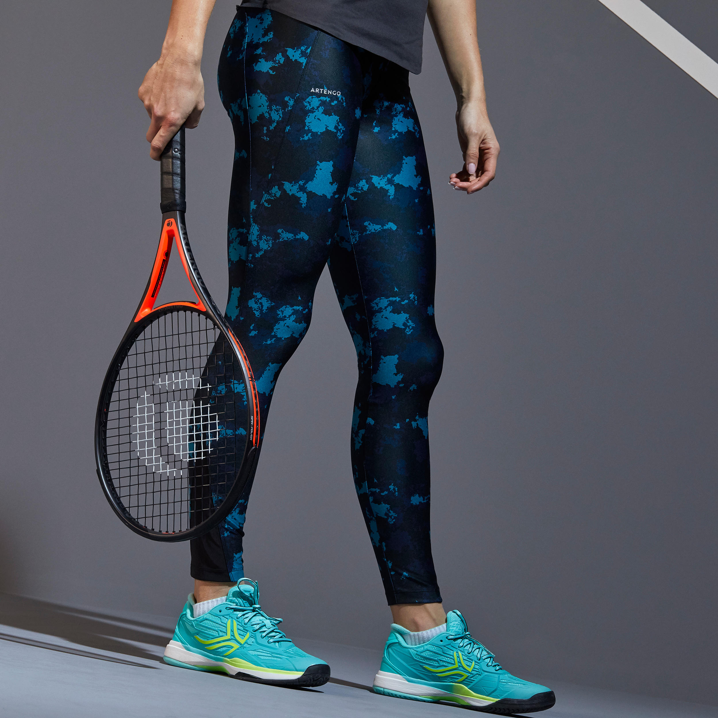LEG TH 900 Women's Tennis Leggings - Camo 10/13