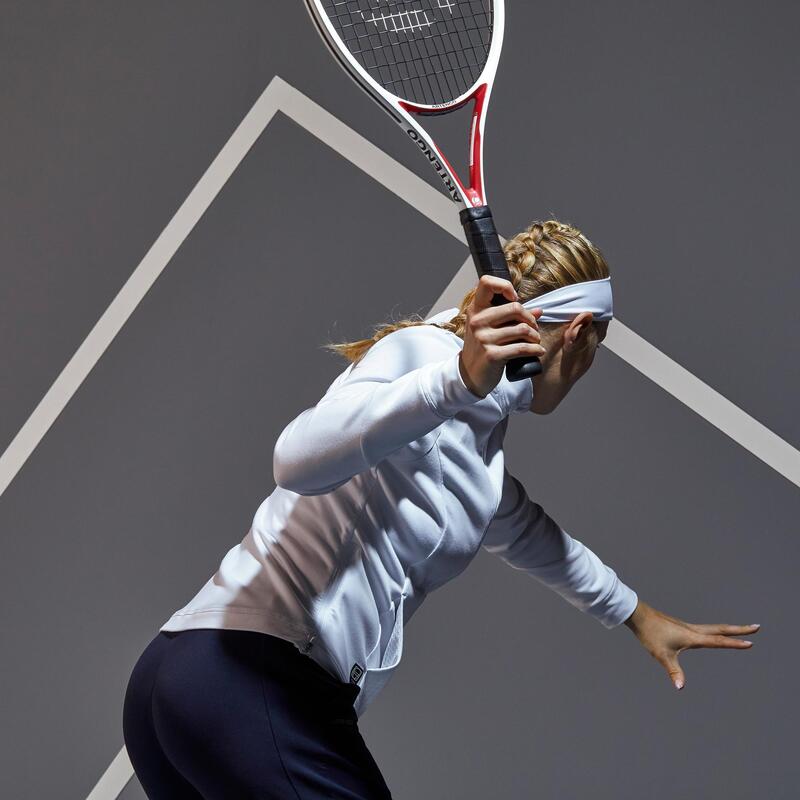 chaqueta deportiva mujer, color blanco - racketball movil