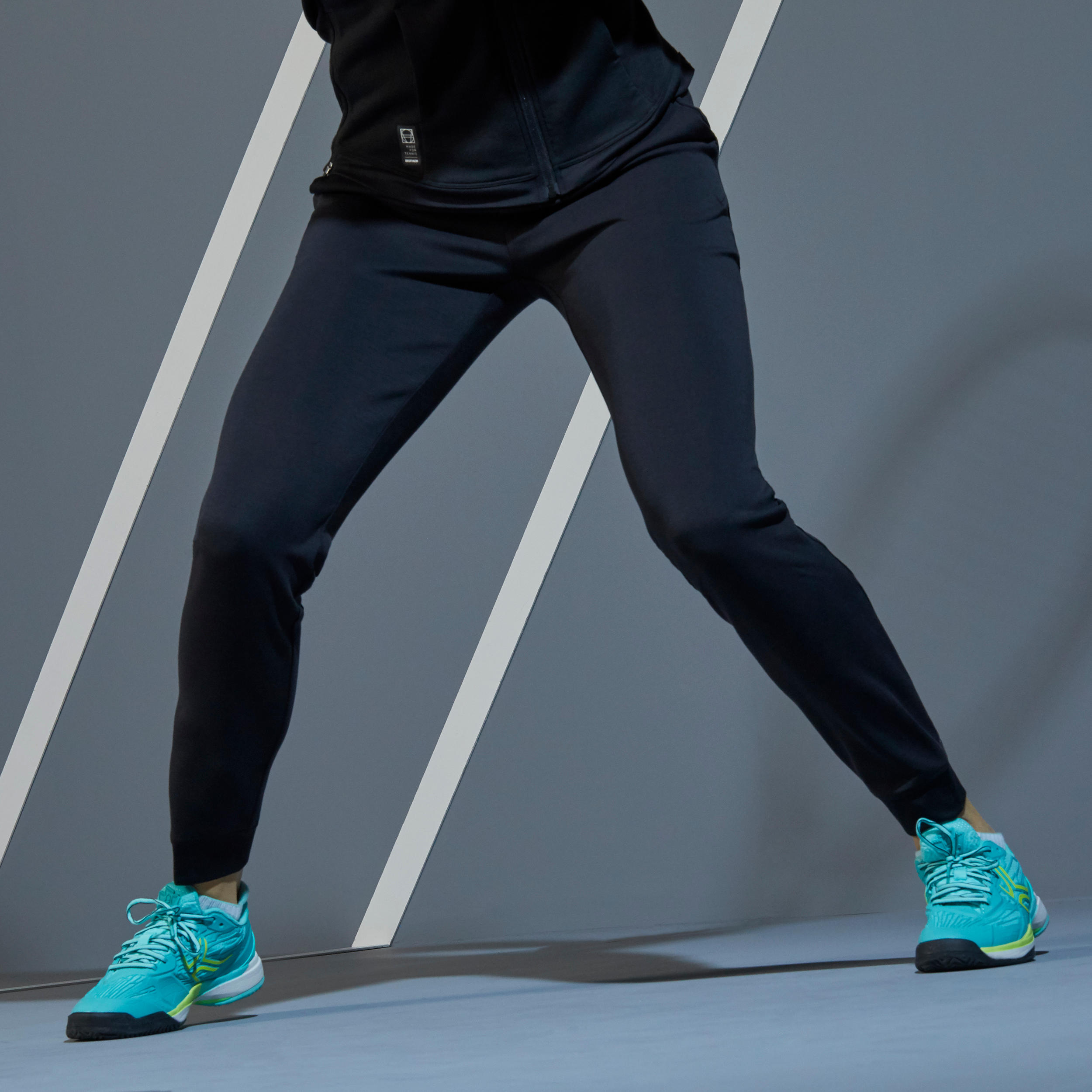 Pantalón de tenis mujer dry Artengo TH 900 negro 4/7