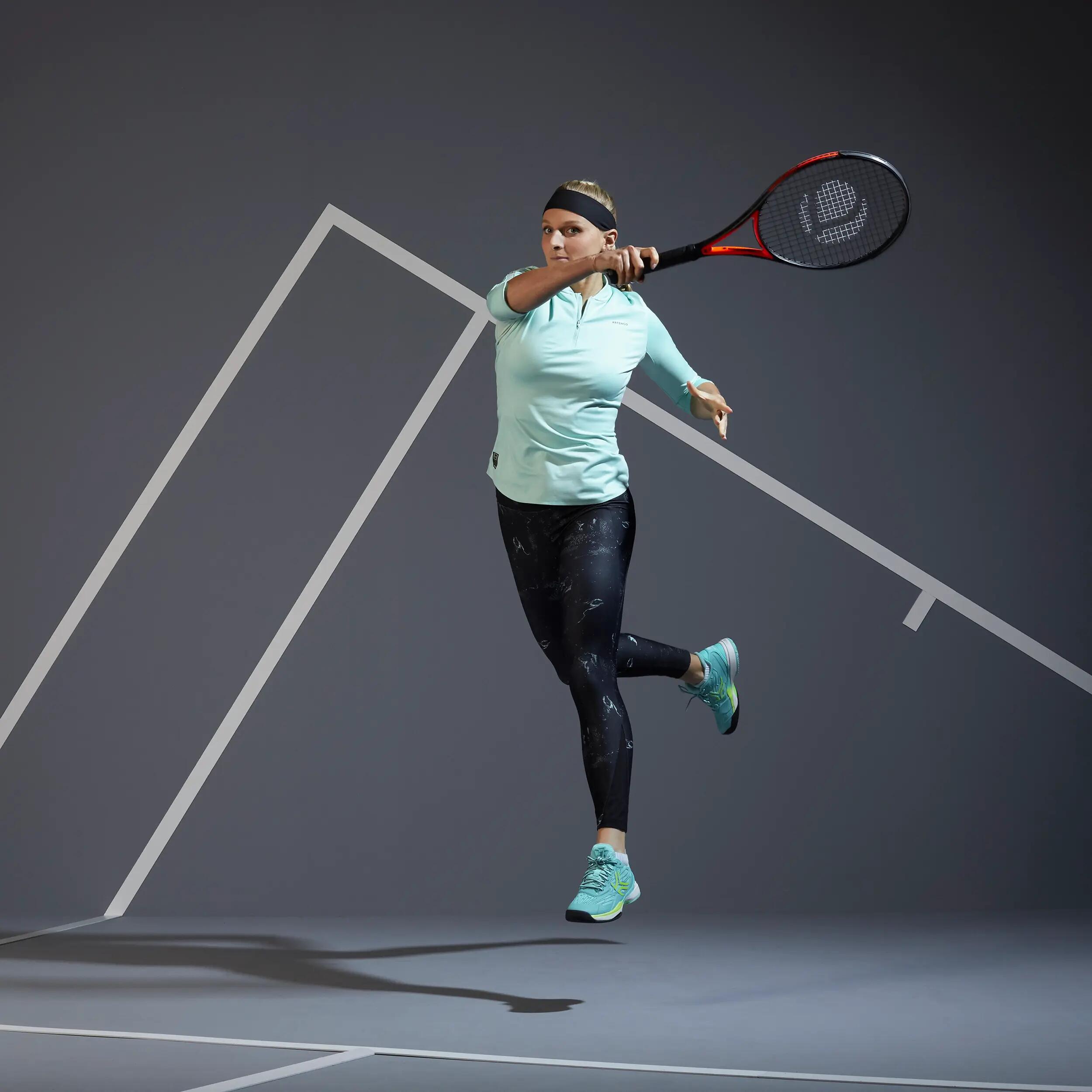 Dry 900 Women's Tennis 3/4 Sleeve T-Shirt - Mint 2/20