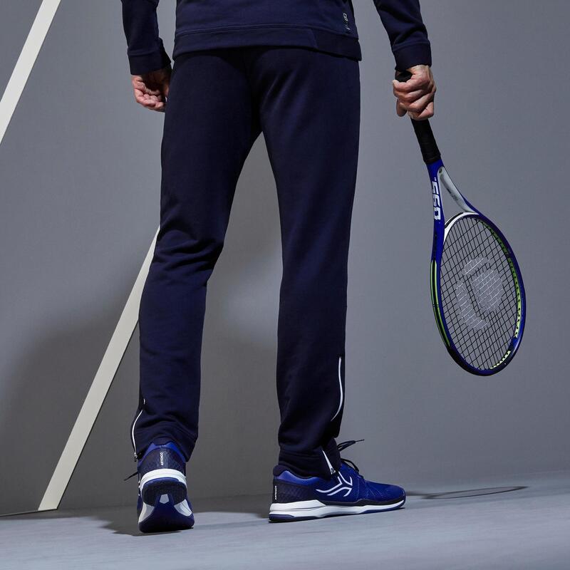 Pantaloni tennis uomo 500 THERMIC blu