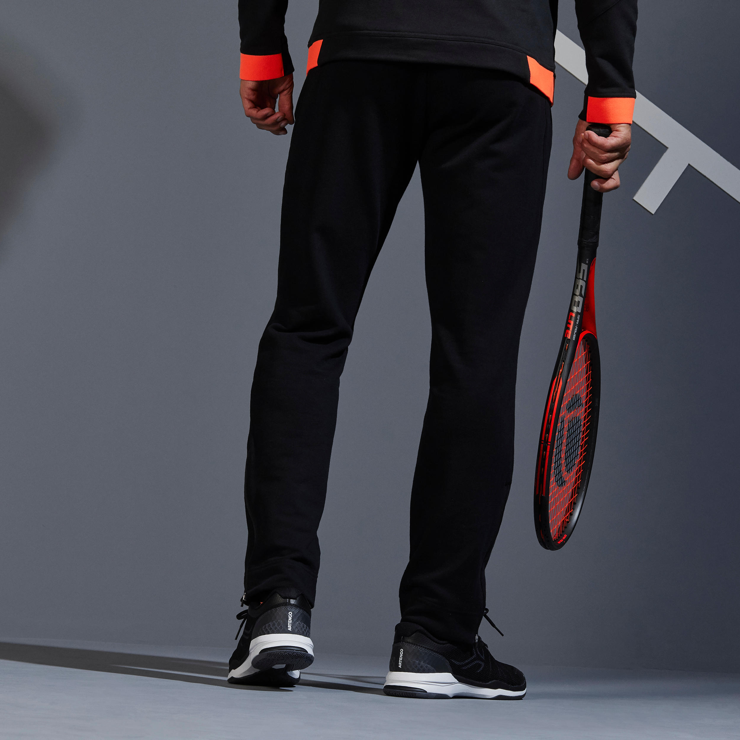 Men's Tennis Bottoms Thermic TPA 500 - Black 8/16