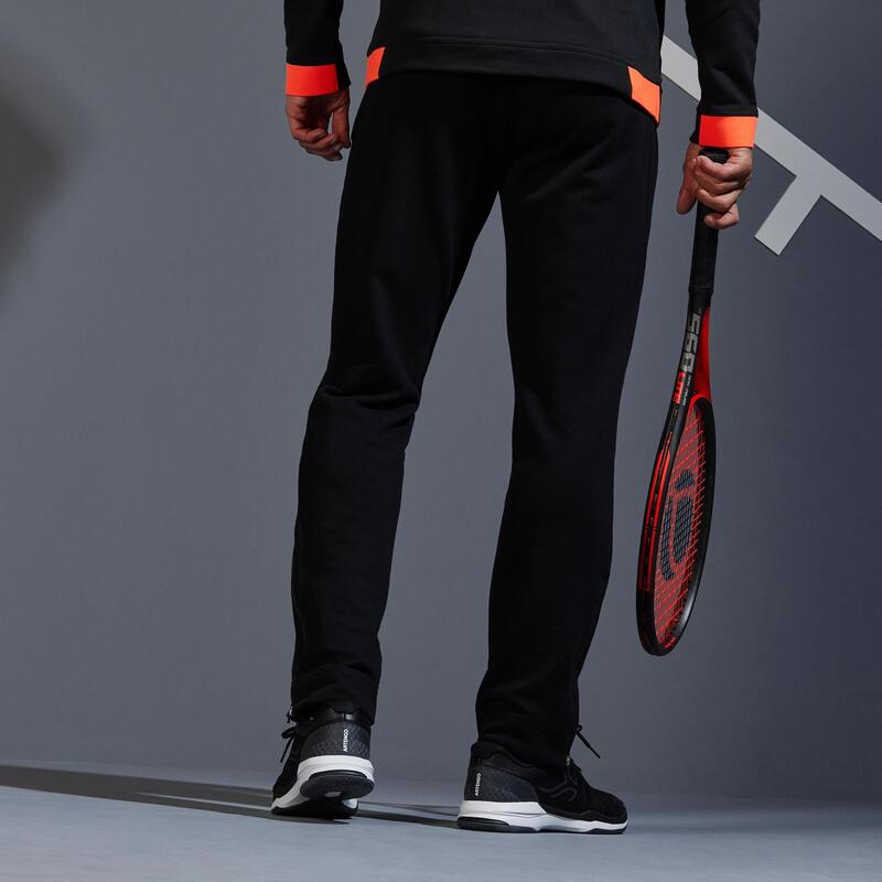 Pantaloni tennis uomo 500 THERMIC neri