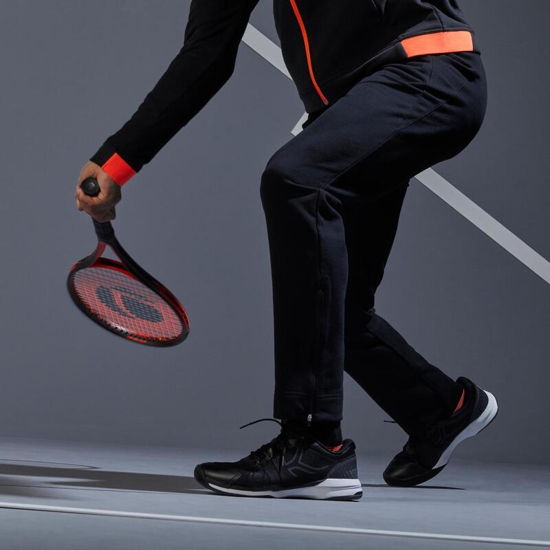 Pantalon Călduros Tenis TPA500 Negru Bărbați