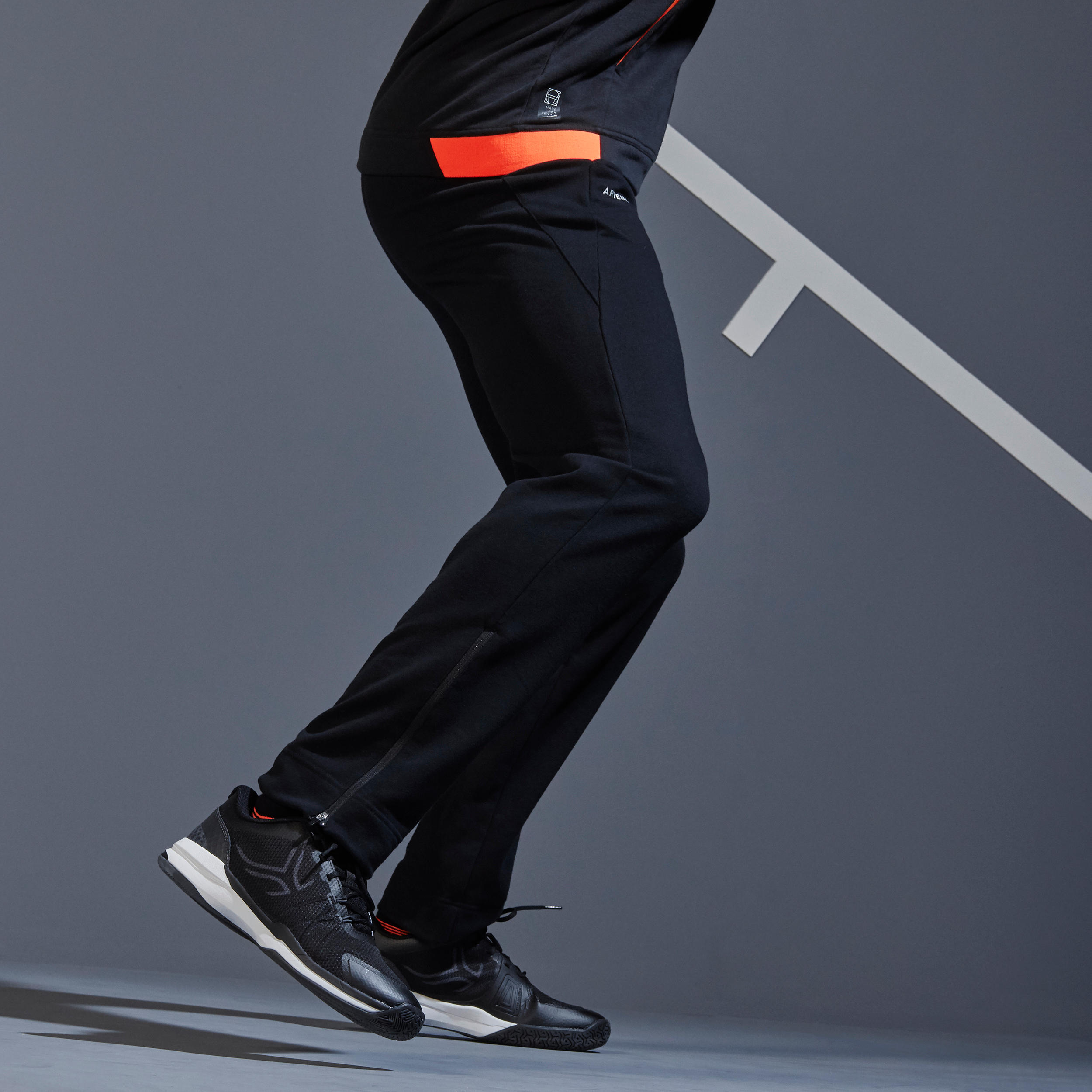Men's Tennis Bottoms Thermic TPA 500 - Black 6/16