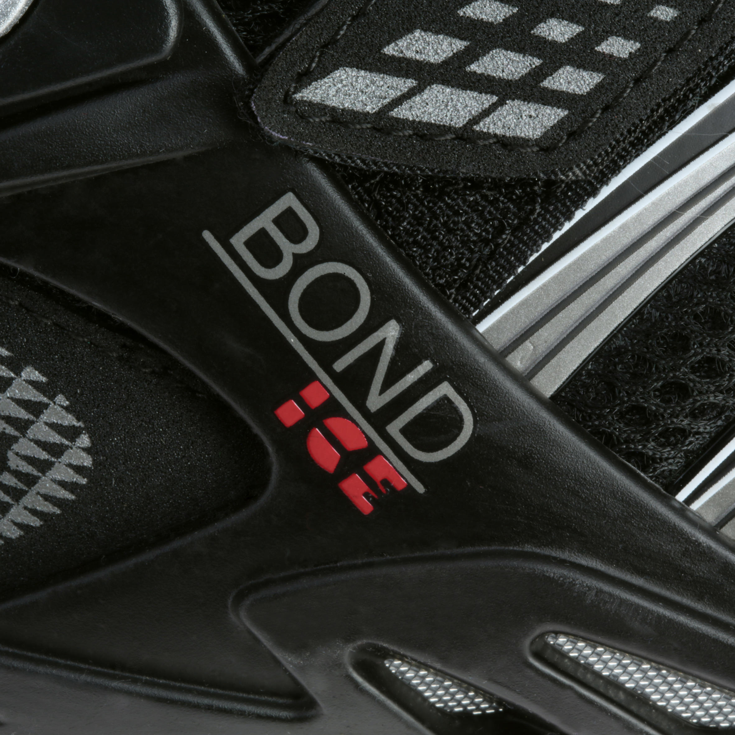 Bond Ice Skates - Black/Red 11/13