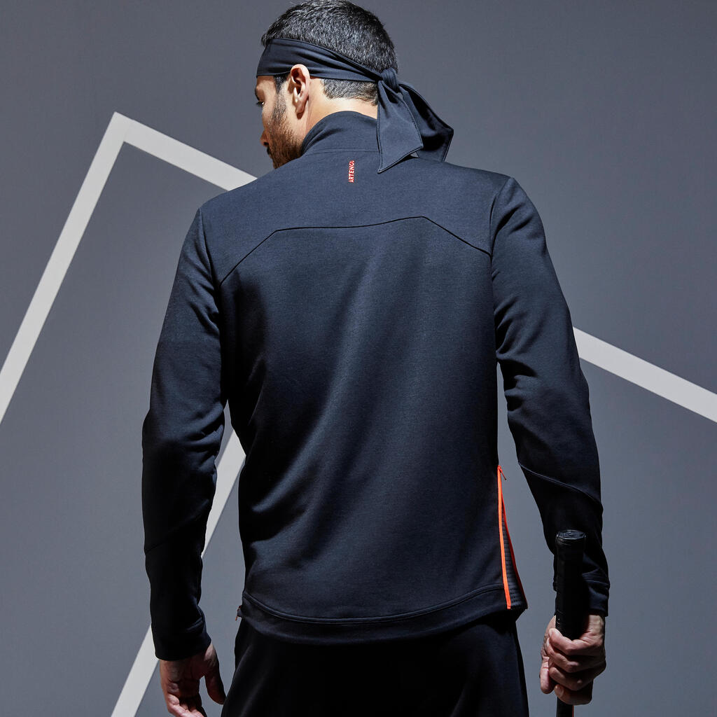 Herren Tennis Trainingsjacke - TJA 900 Herren schwarz