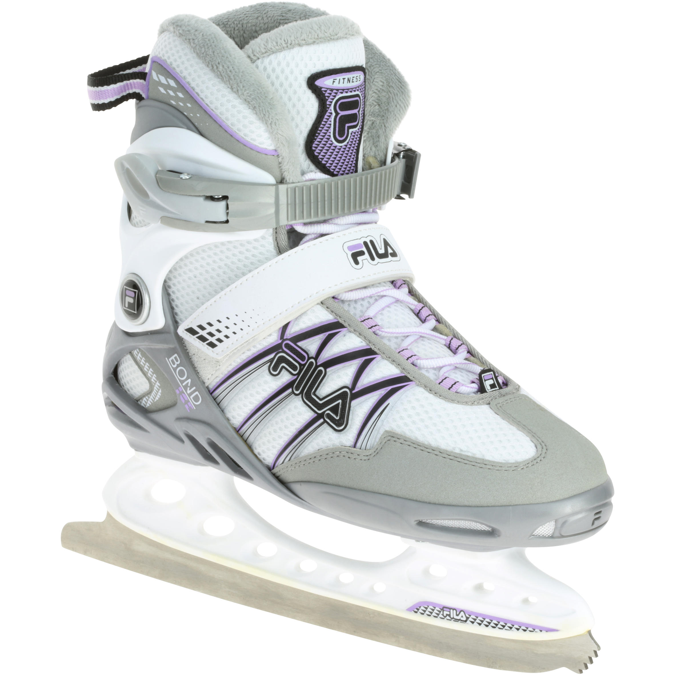 Bond Women's Ice Skates - White/Lilac 1/11