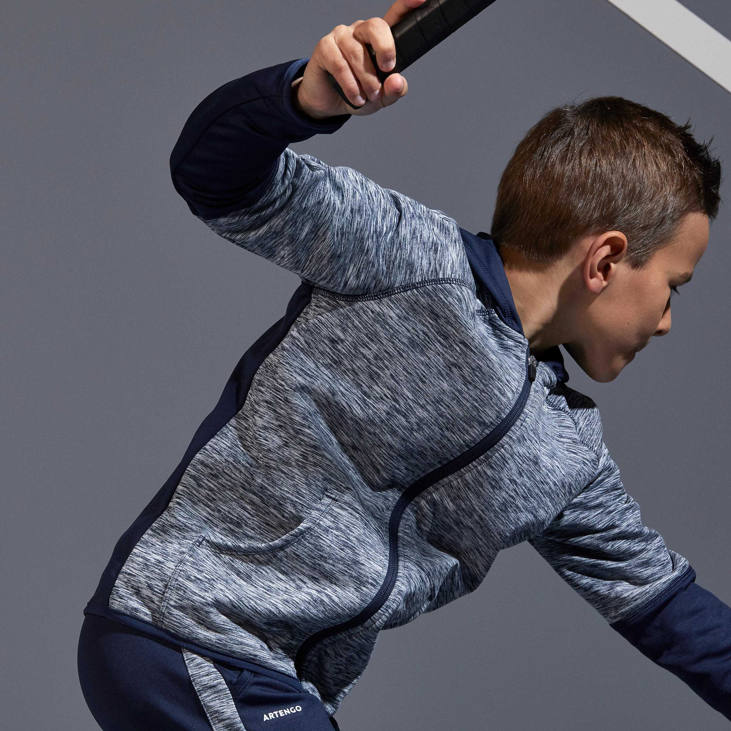 500 Kids' Thermal Jacket - Navy 6/18