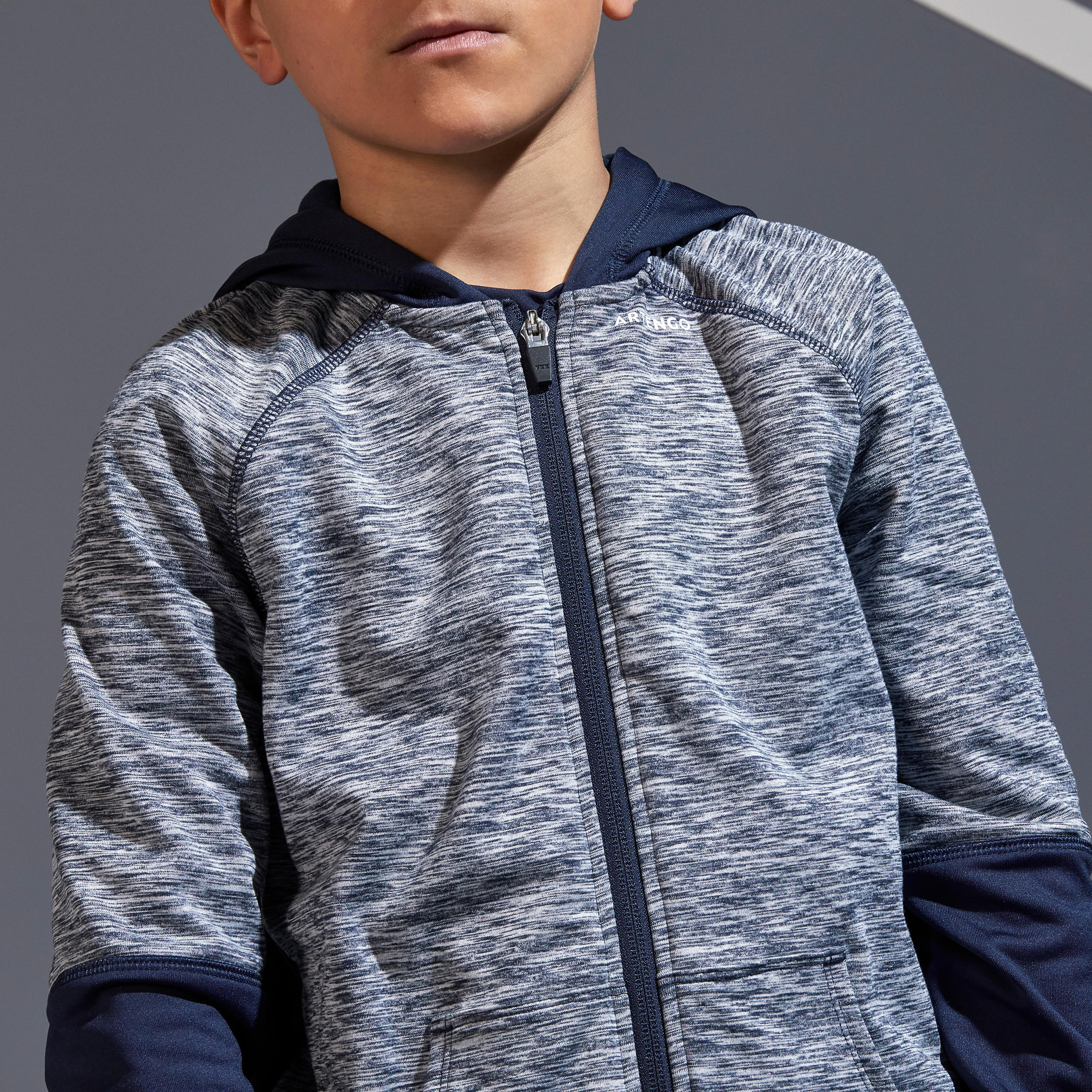 500 Kids' Thermal Jacket - Navy 8/18