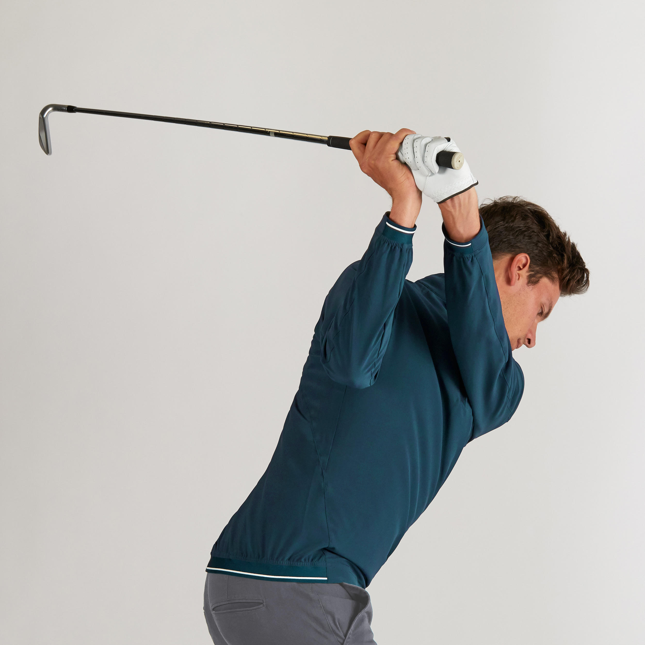 Men's Golf Water Repellent Windbreaker - Petrol Green 6/11