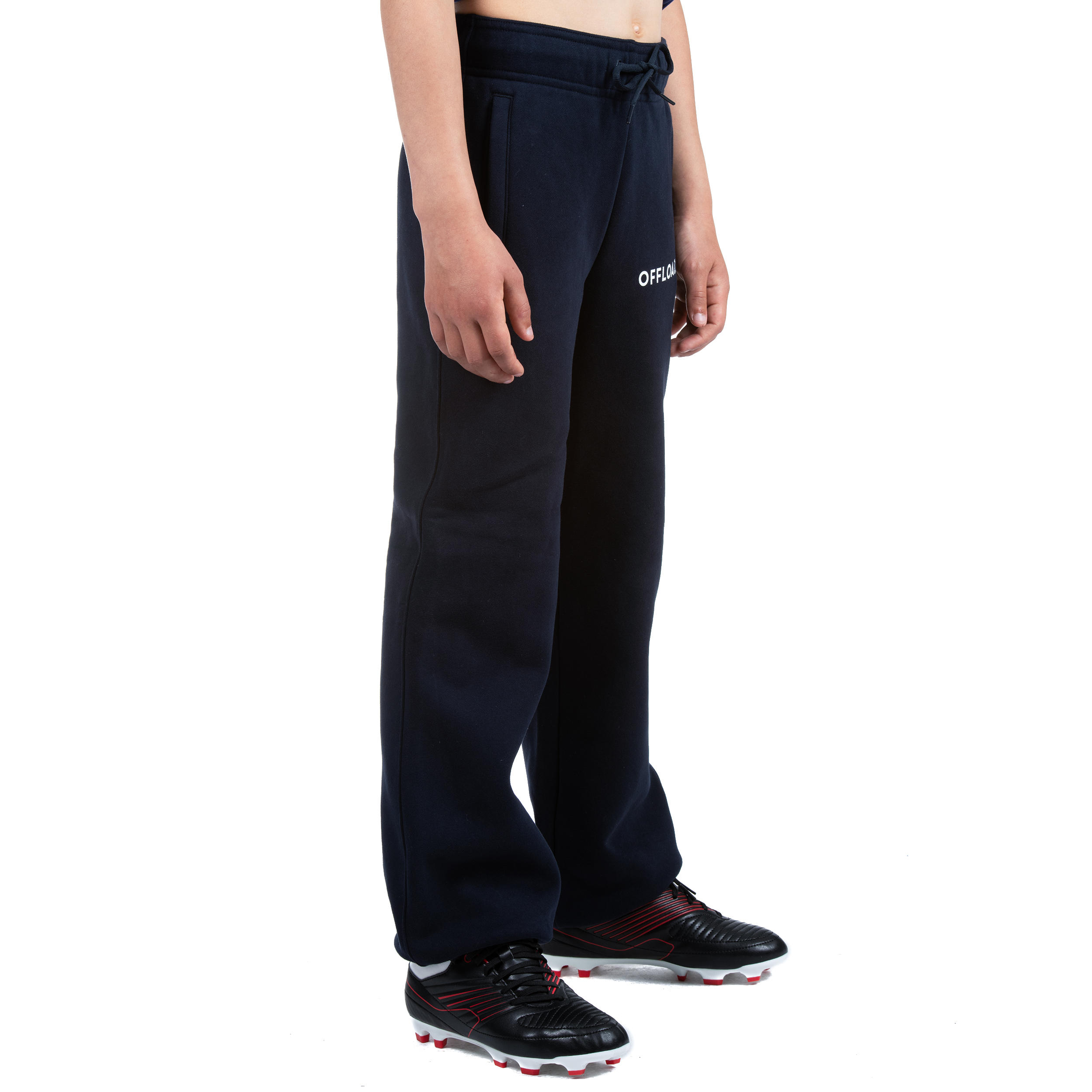 R500 Kids' Rugby Jersey Club Bottoms - Blue 7/8