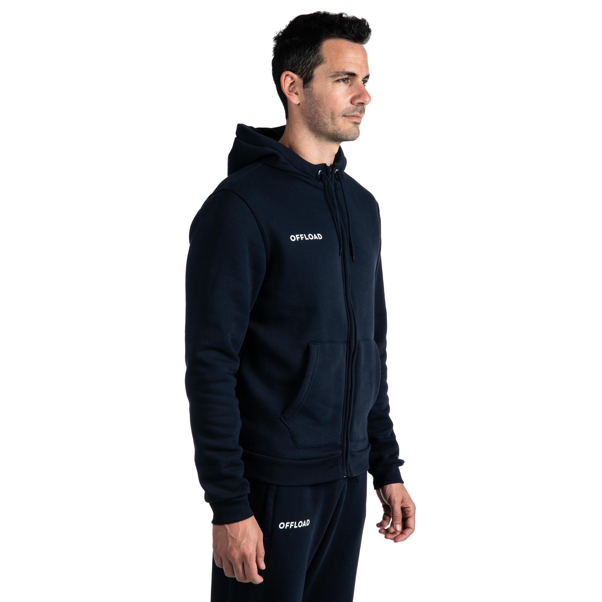 Men's Training Fleece Jacket 500 1/8
