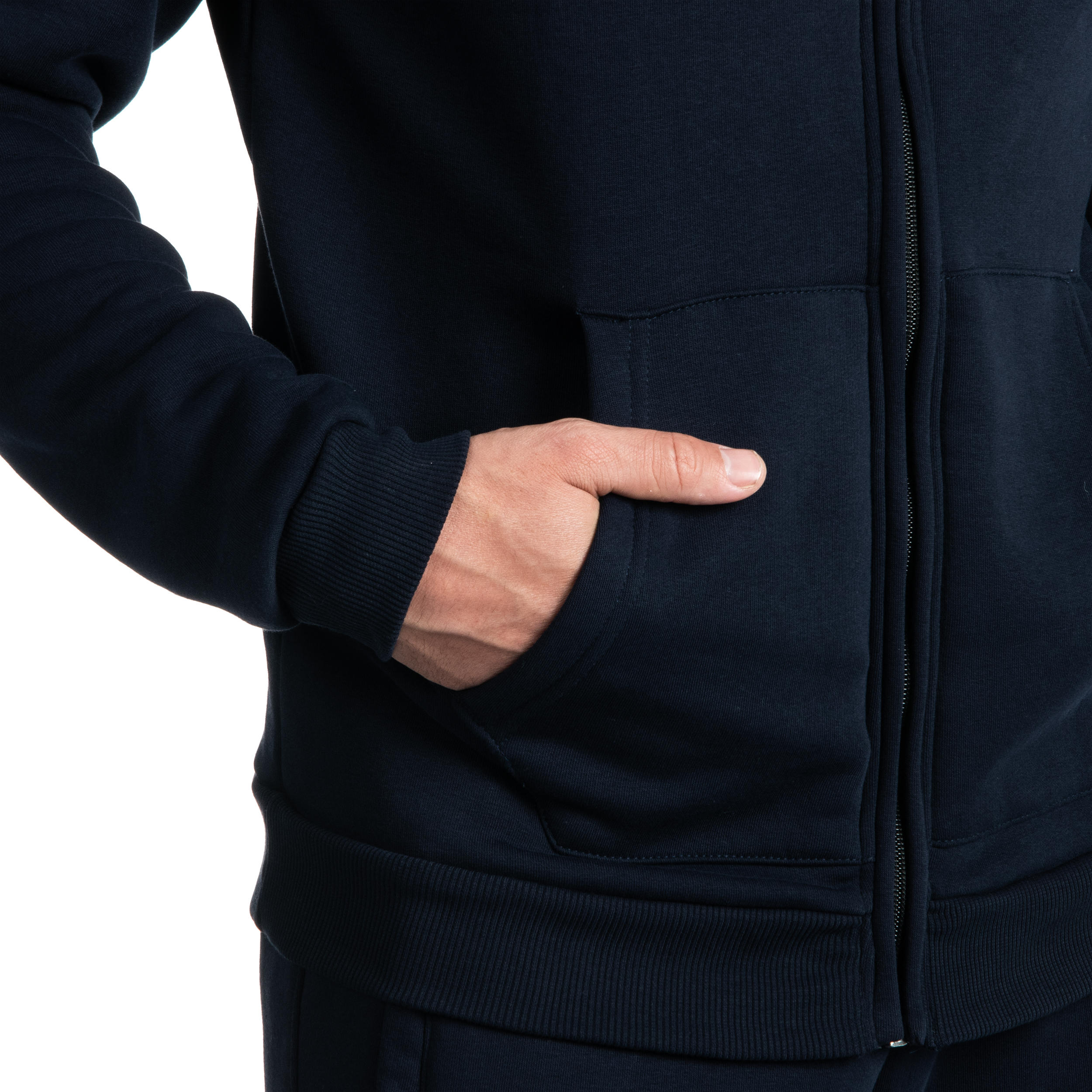 Men's Training Fleece Jacket 500 4/8