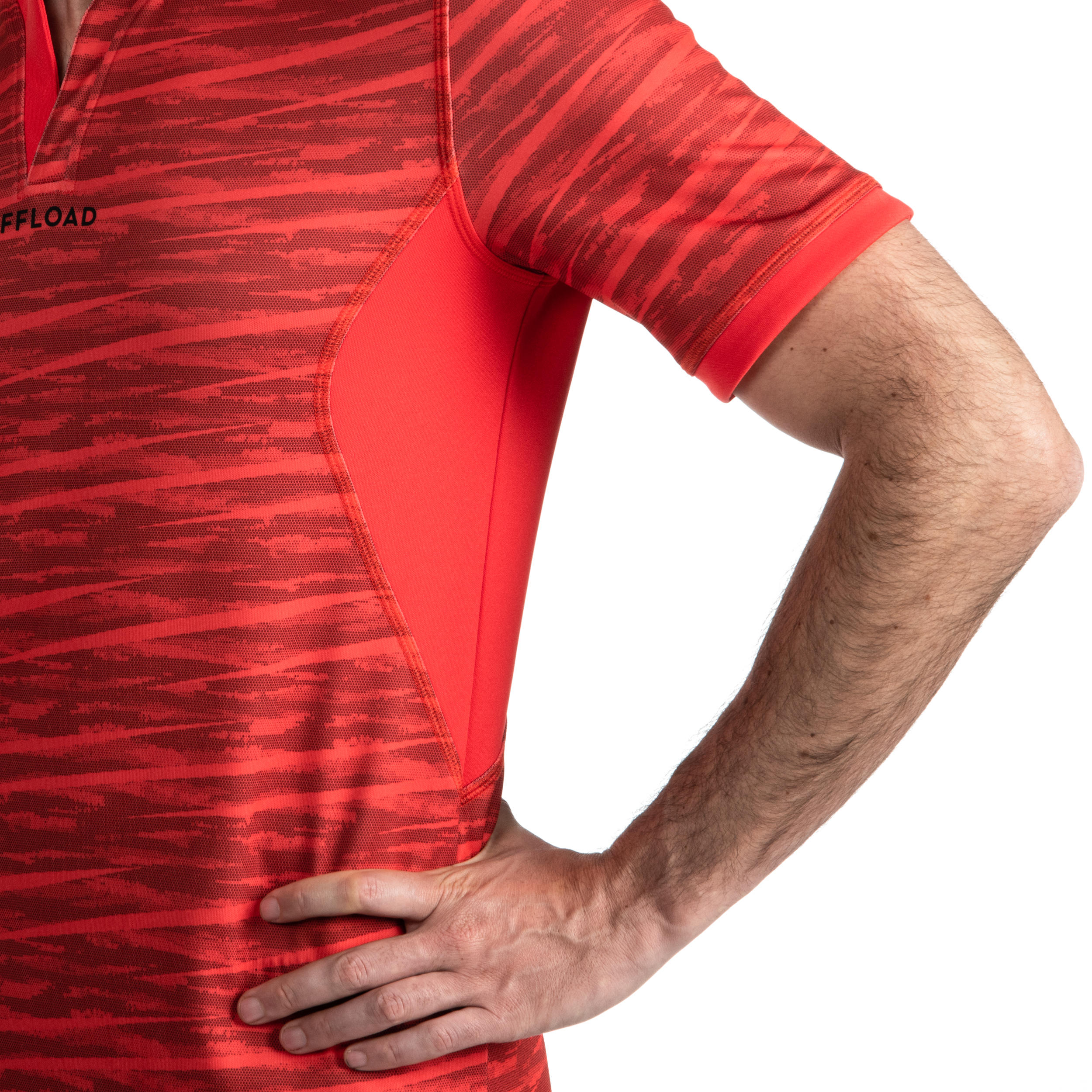Camisola de Rugby R500 Homem Vermelho 2/16
