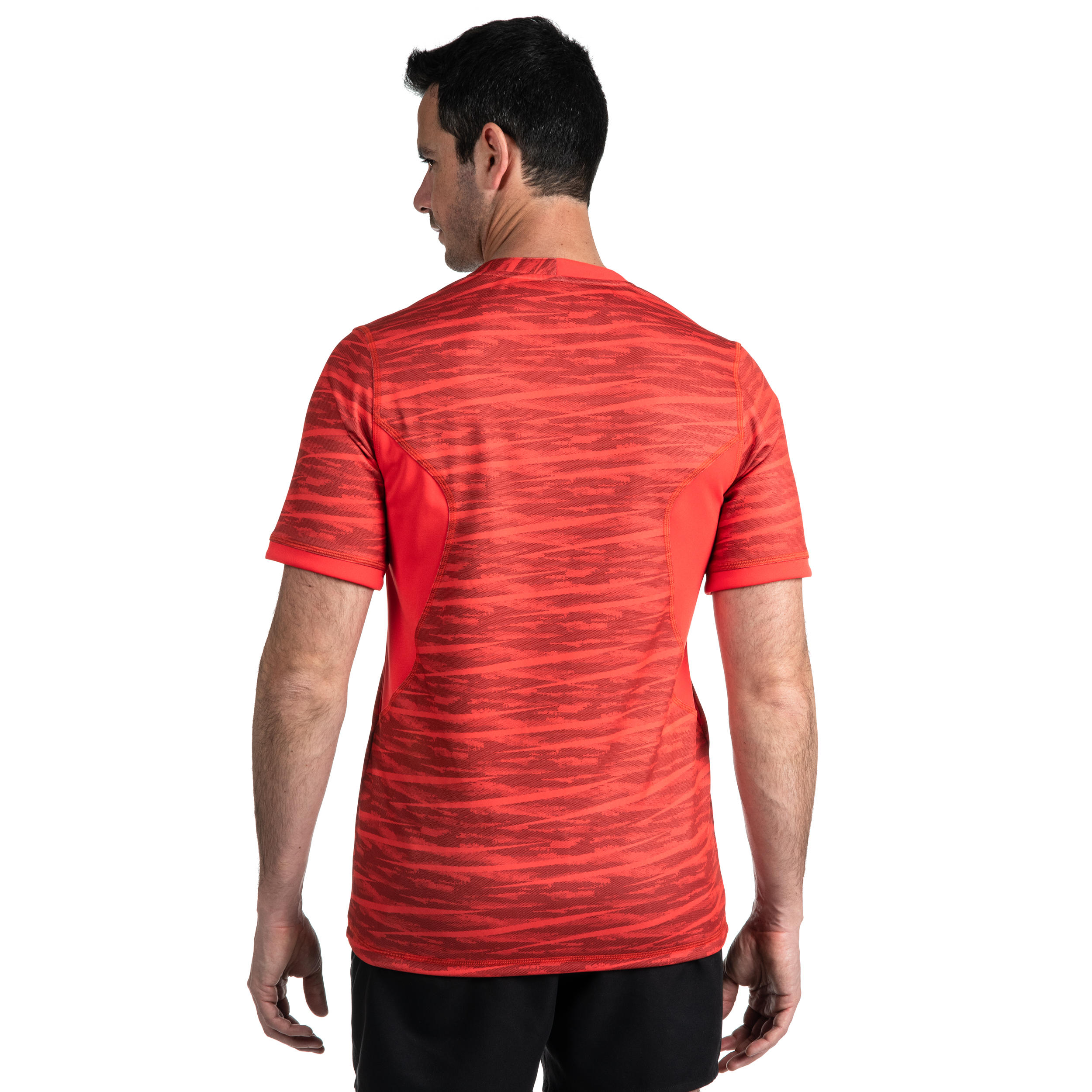 Camisola de Rugby R500 Homem Vermelho 6/16