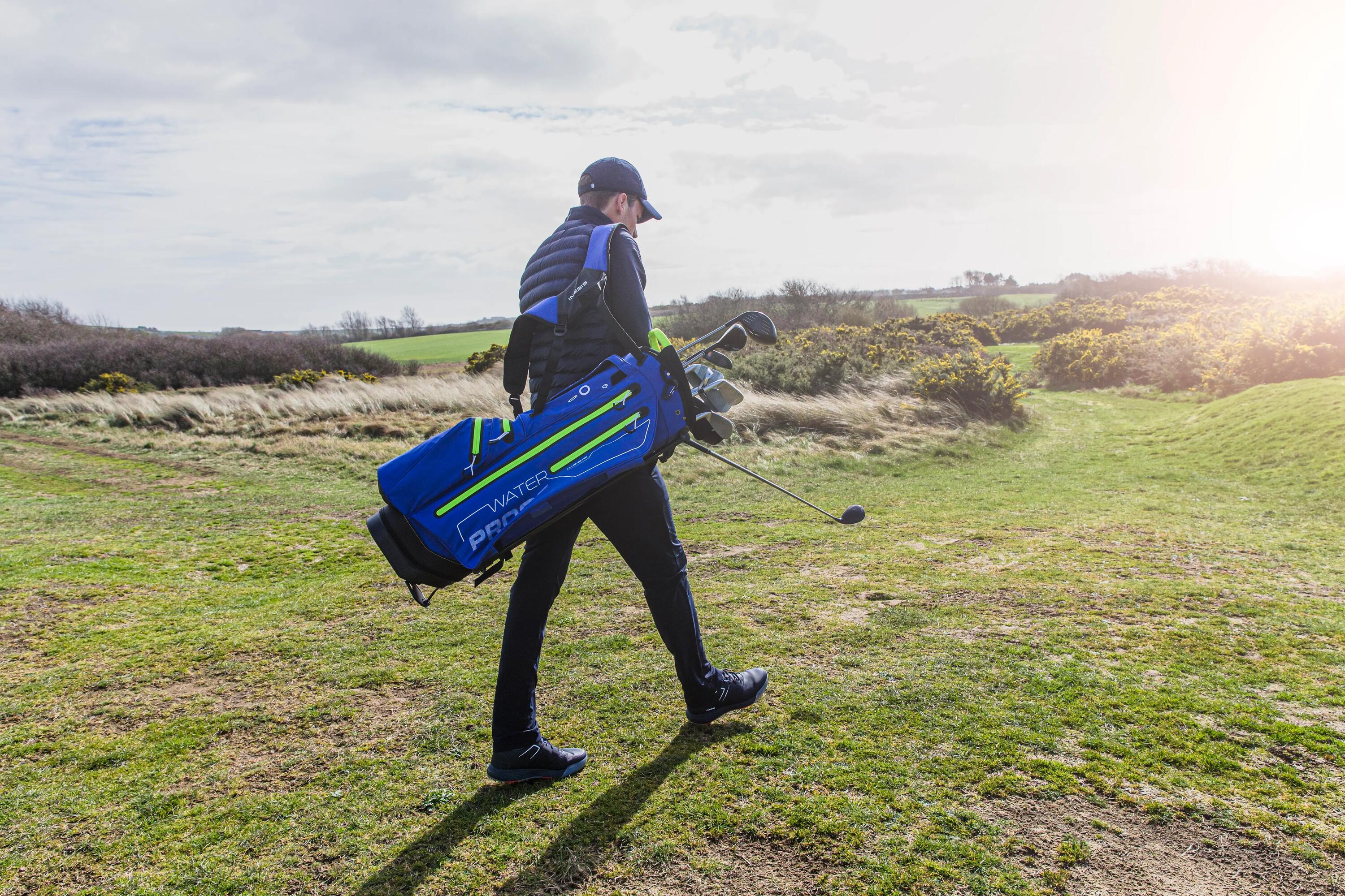 Hoe draag je je golftas?