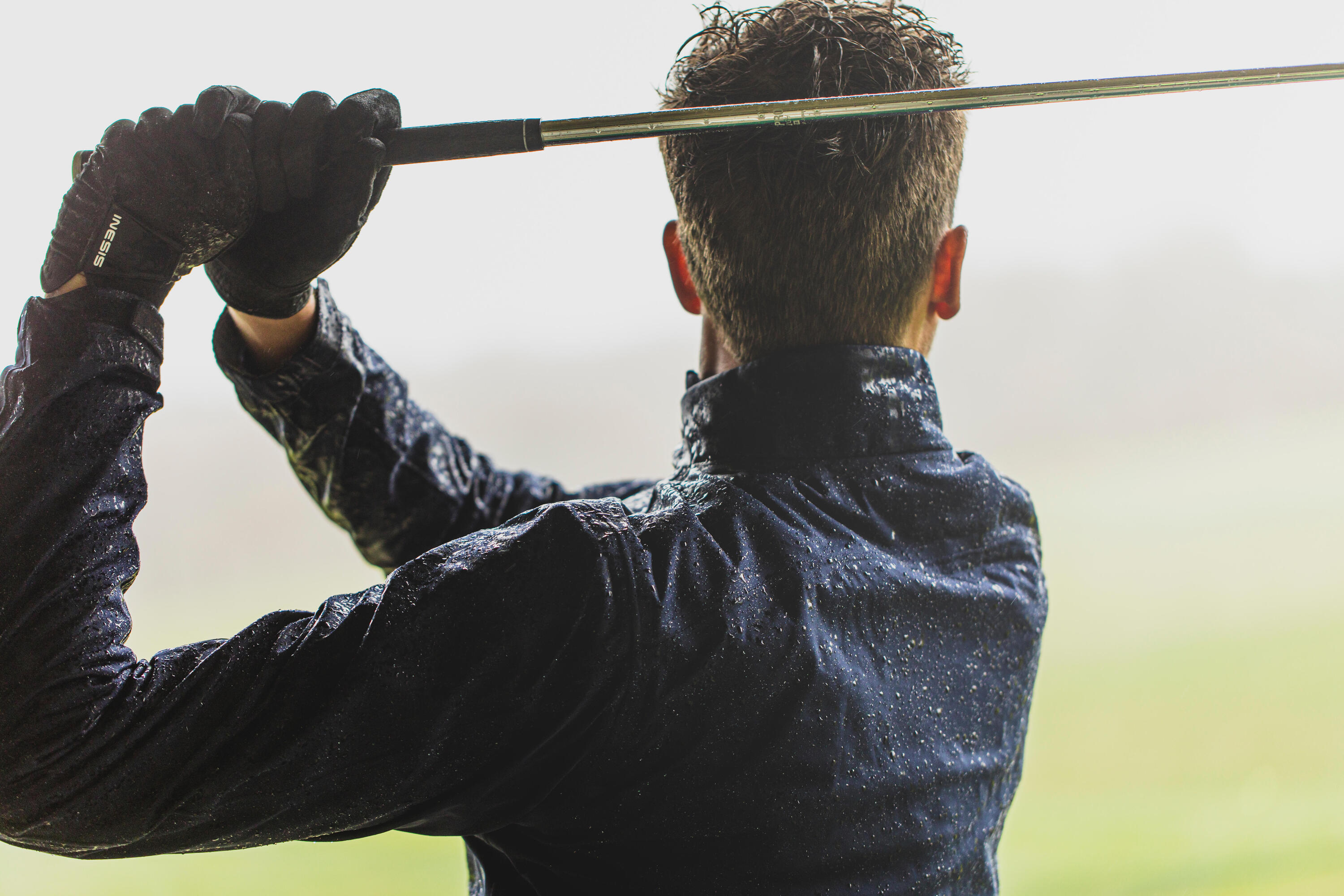 Regenjack voor golf heren RW500 marineblauw 11/11