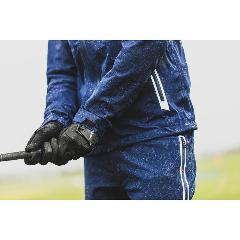 Jachetă Impermeabilă Golf RW500 Negru Bărbați 