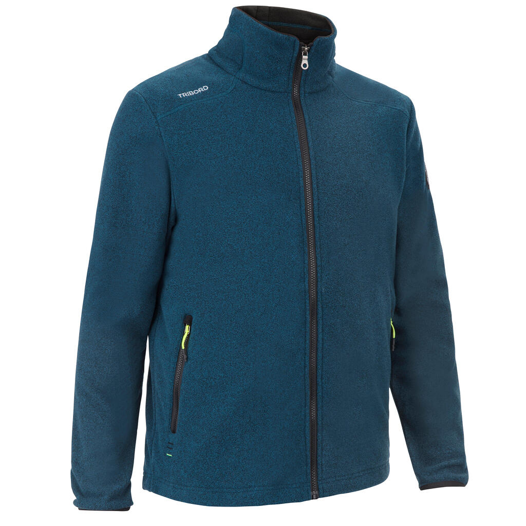 Sailing Men’s warm sailing fleece 100 -  Petrol