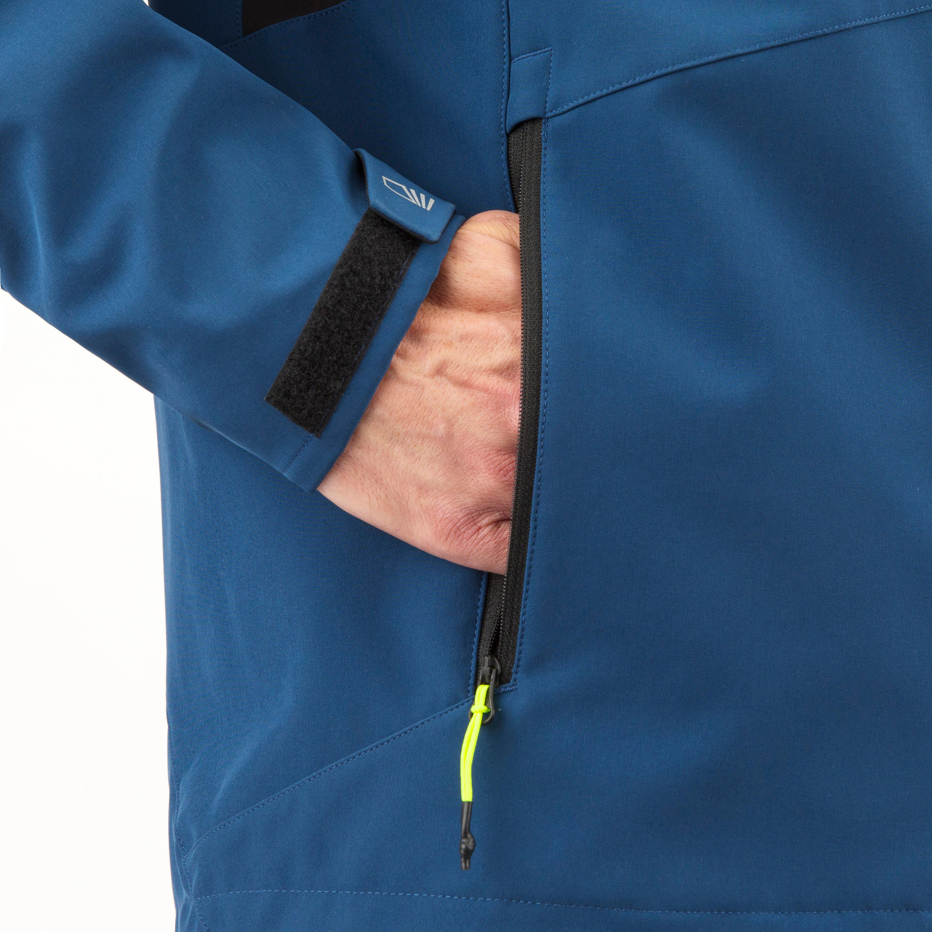 Men's Yacht Racing Softshell - Blue/Yellow 9/12