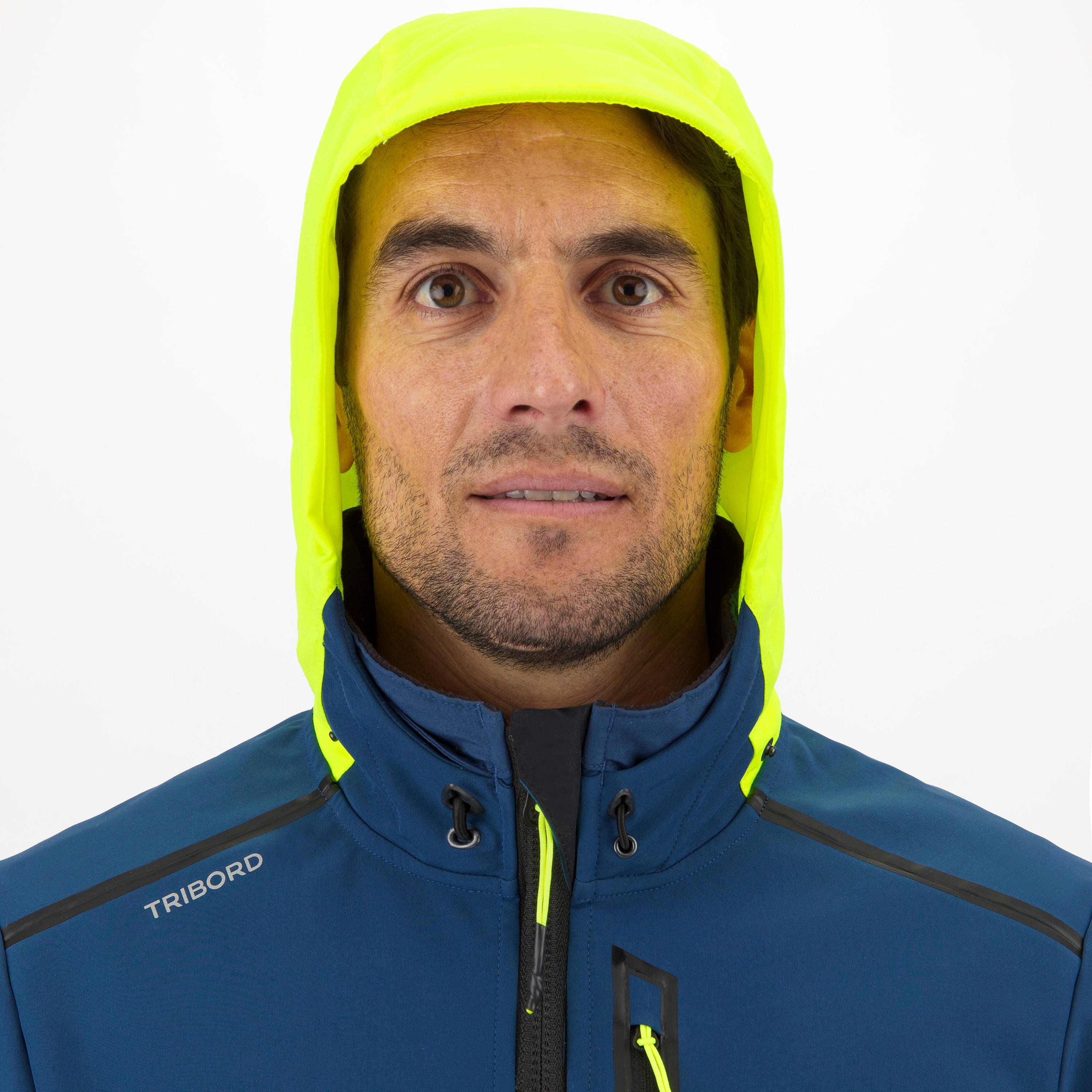 Men's Yacht Racing Softshell - Blue/Yellow 4/12