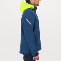 Softshell homme de régate bleu/jaune