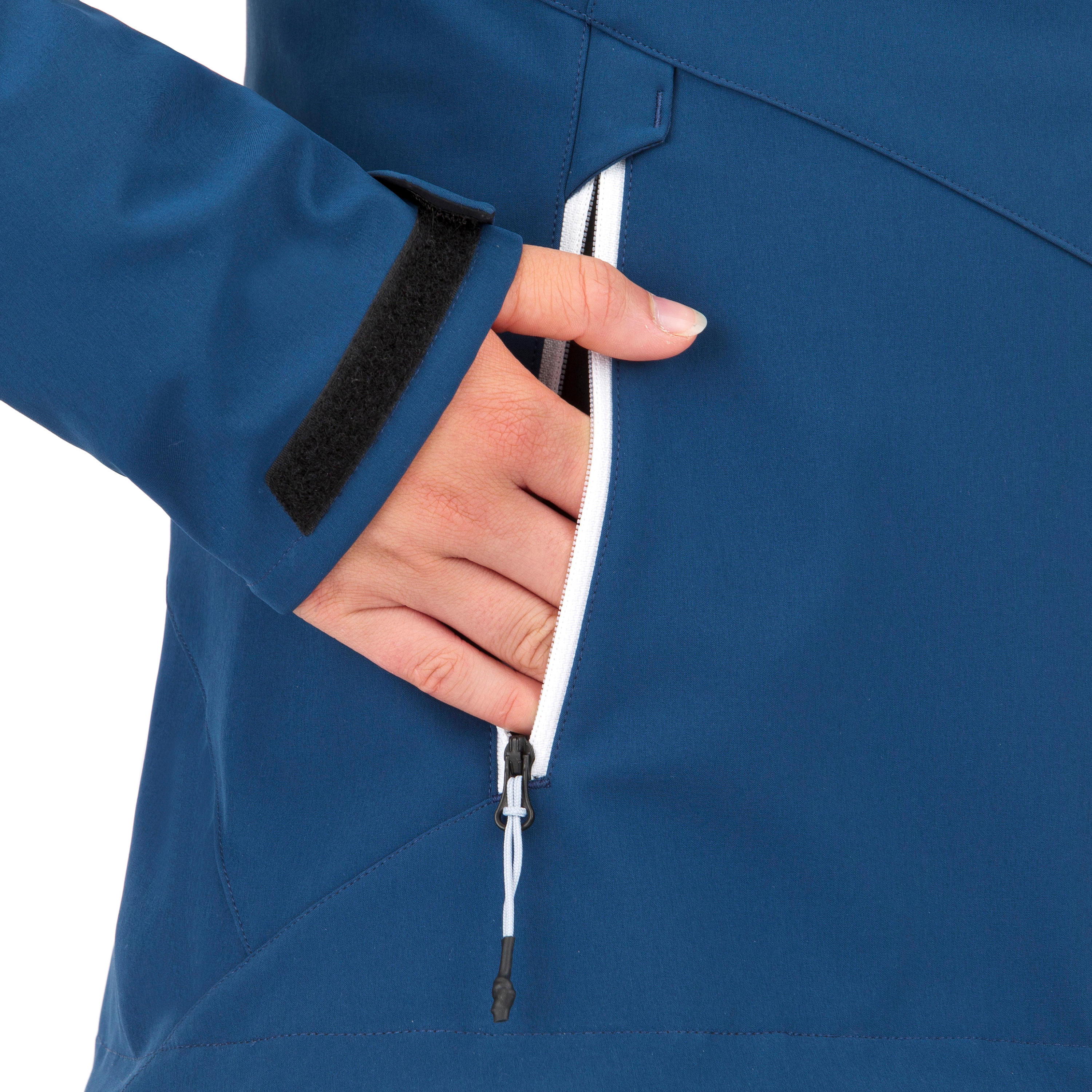 Women's yacht racing softshell Dark blue 8/17