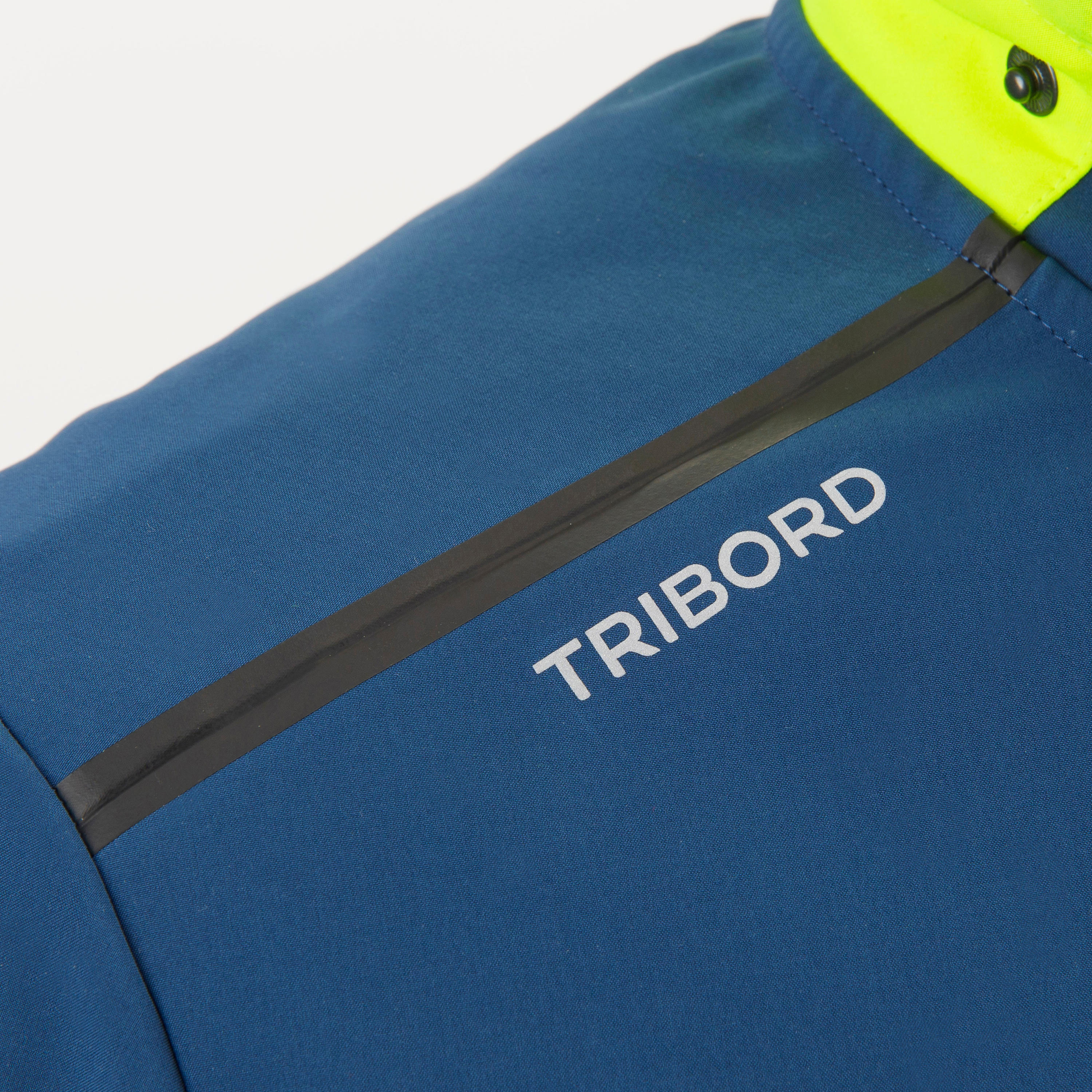 Men's Yacht Racing Softshell - Blue/Yellow 10/12