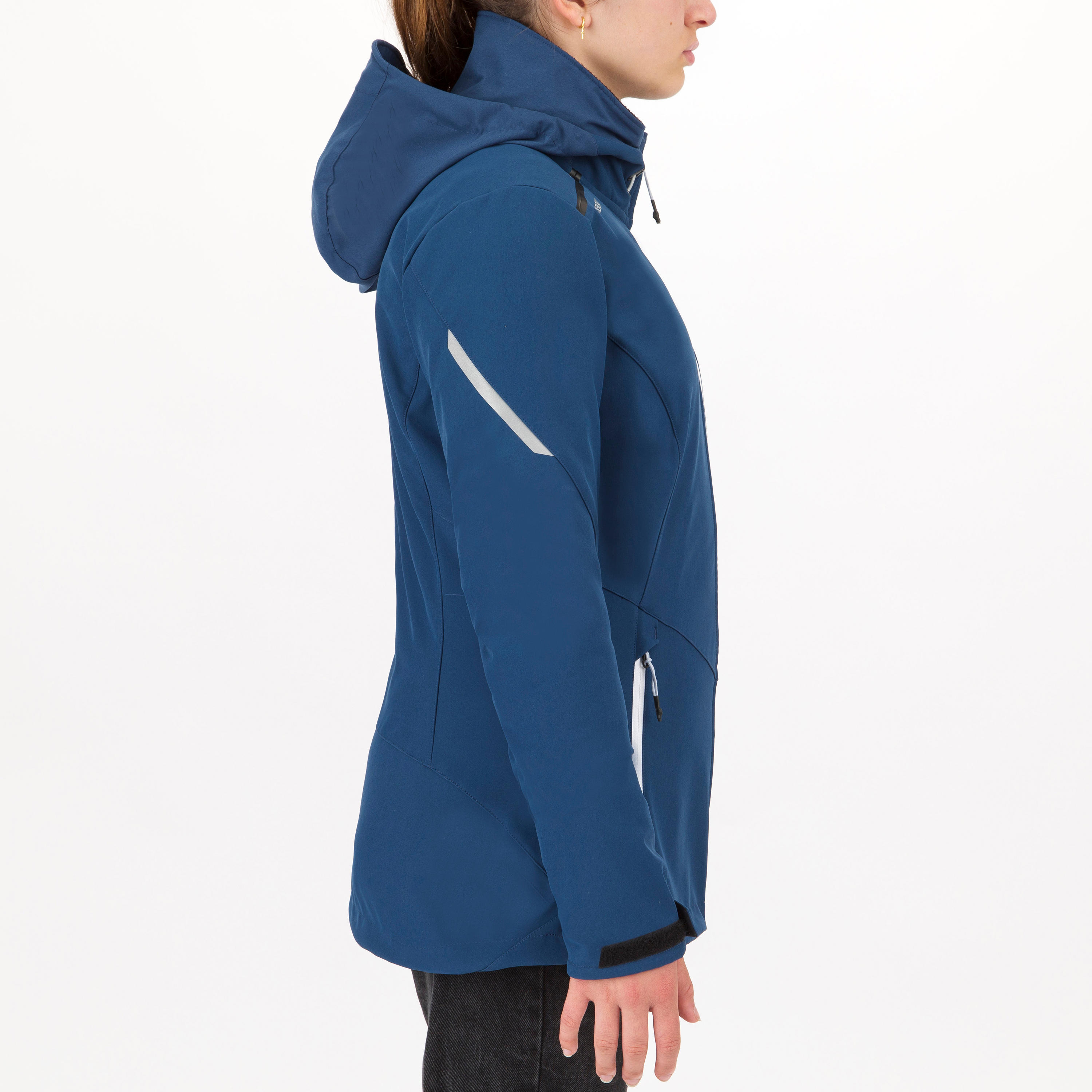 Women's yacht racing softshell Dark blue 2/17