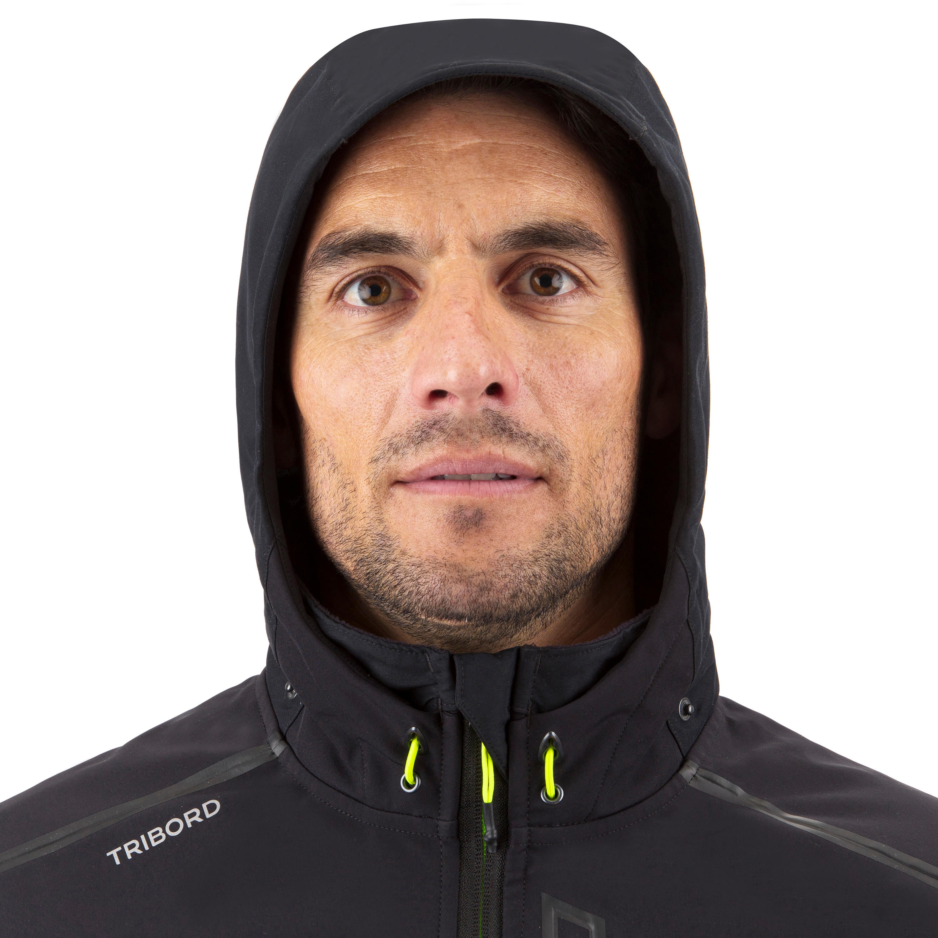 Chamarra Softshell Náutica Vela Regata Tribord Hombre Negra Capucha -  Decathlon