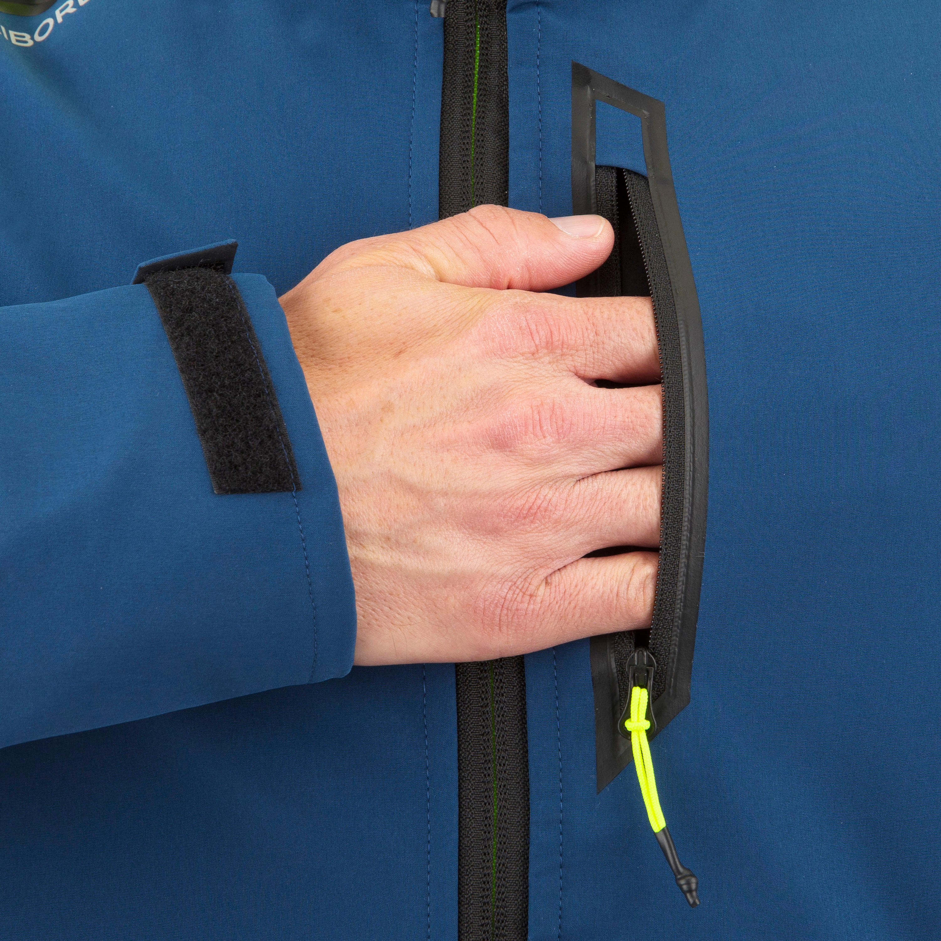 Men's Yacht Racing Softshell - Blue/Yellow 8/12