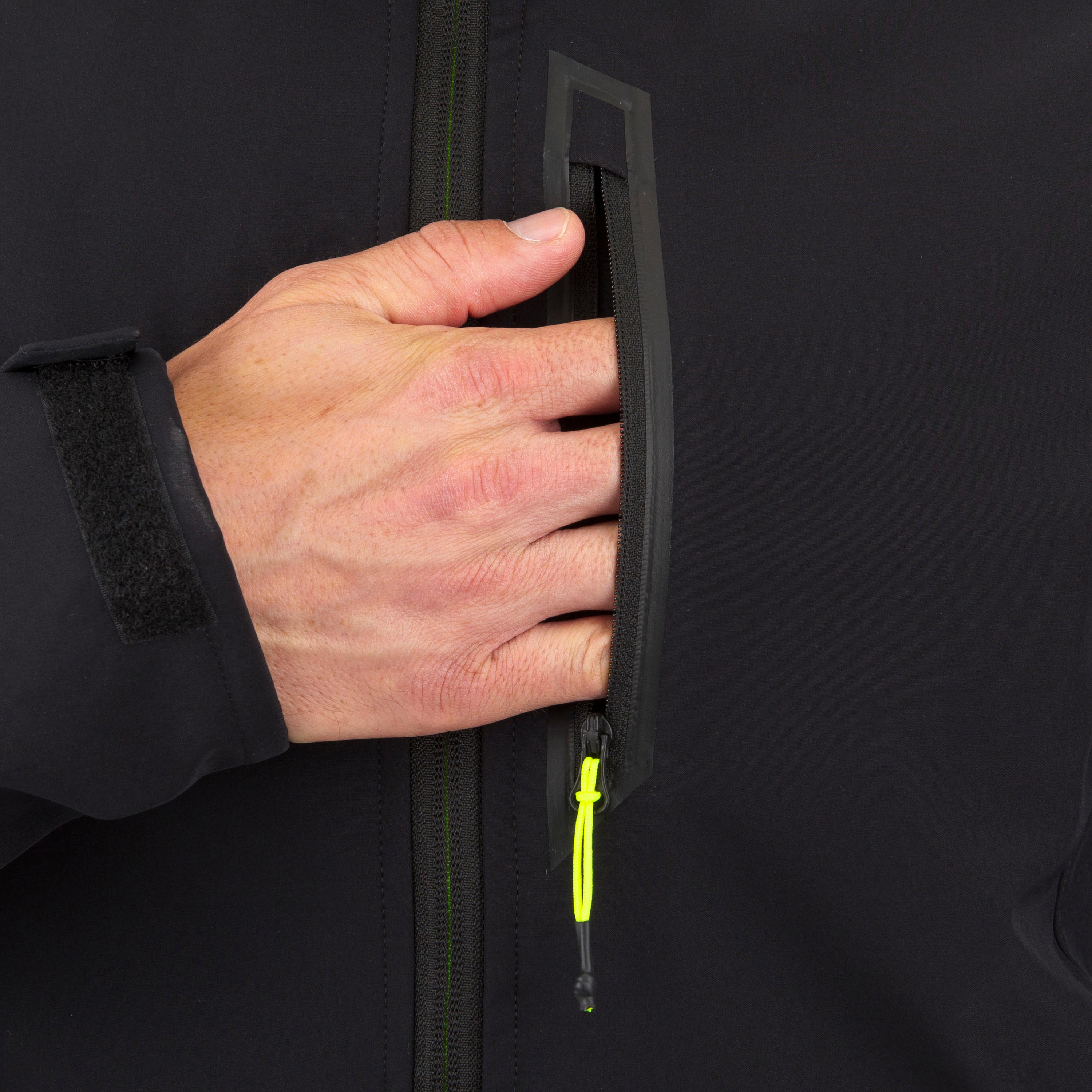 Chamarra Softshell Náutica Vela Regata Tribord Hombre Negra Capucha -  Decathlon