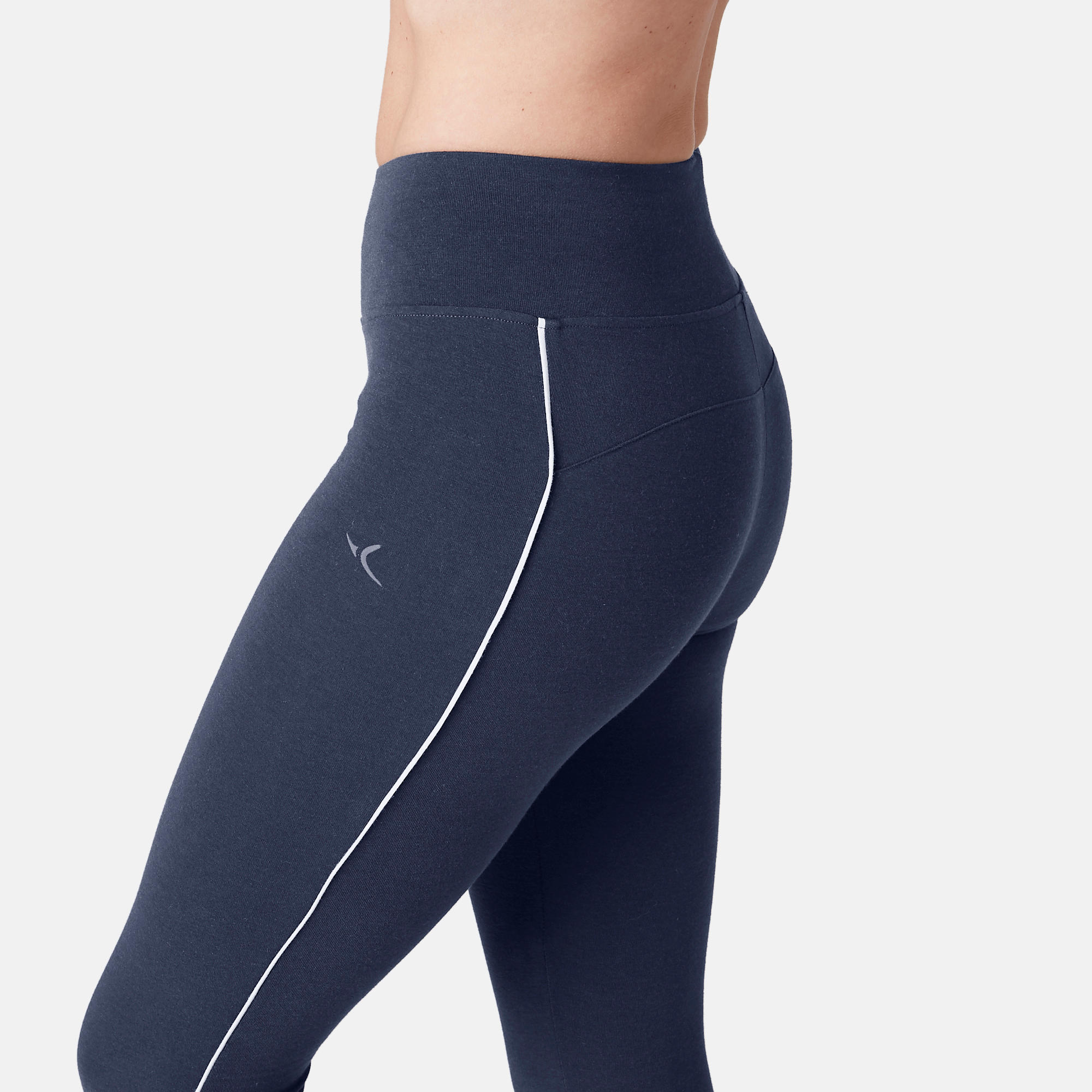 Women's Slim Fitness Leggings 510 - Blue/Pink 5/8