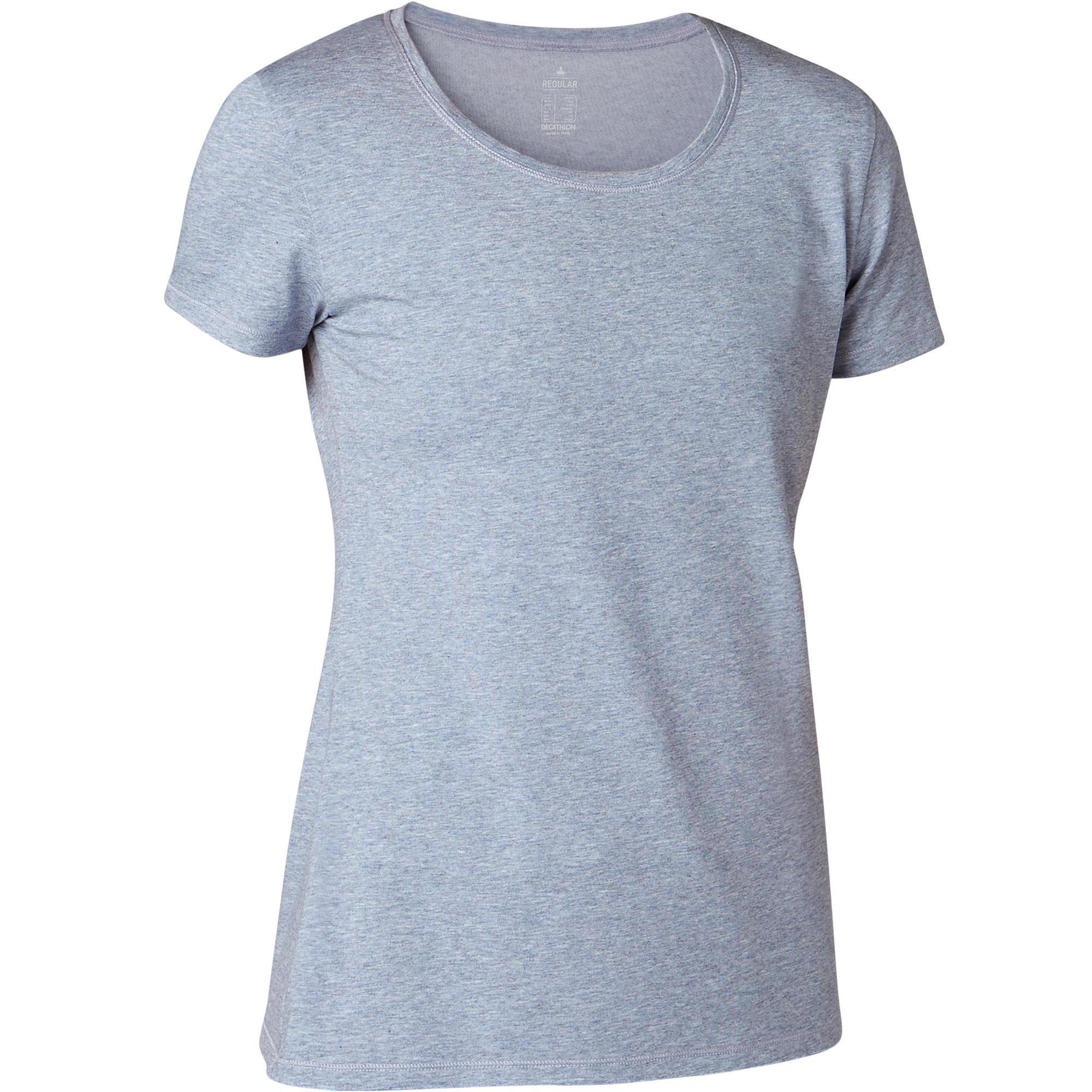 tee shirt bleu clair femme