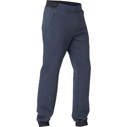 
      Fitness Jogging Bottoms with Flat Waistband - Blue
  