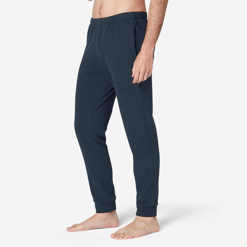 Survêtements Homme | Nyamba Pantalon jogging Molleton Fitness avec bandes  sur le côté Bleu Tempête / Blanc Glacier — Dufur