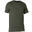 Pilates & Gentle Gym Slim-Fit T-Shirt 500 - Dark Green