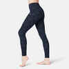 Women's Slim-Fit Fitness Leggings - Blue