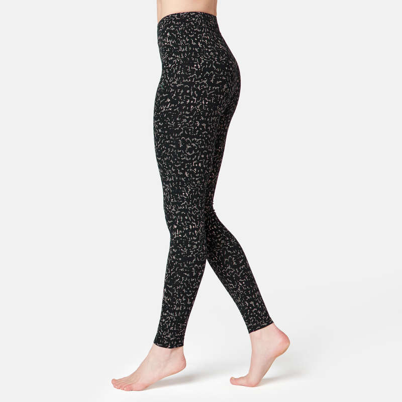 WOMAN T SHIRT LEGGING SHORT Fitness and Gym - 500 Fit+ Gym Leggings NYAMBA - Gym Activewear