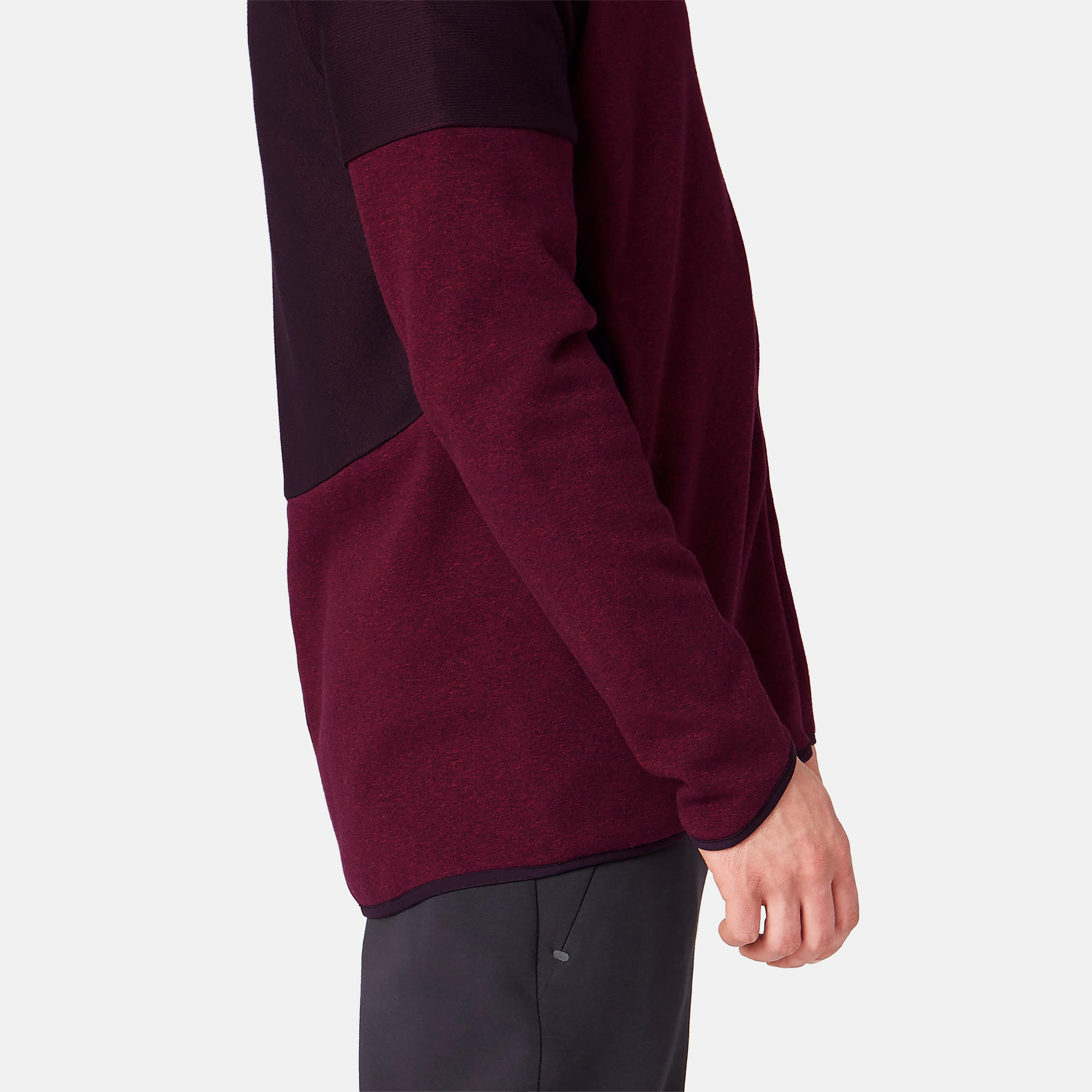 Men's Zip-Up Jacket Free Move - Burgundy 9/10