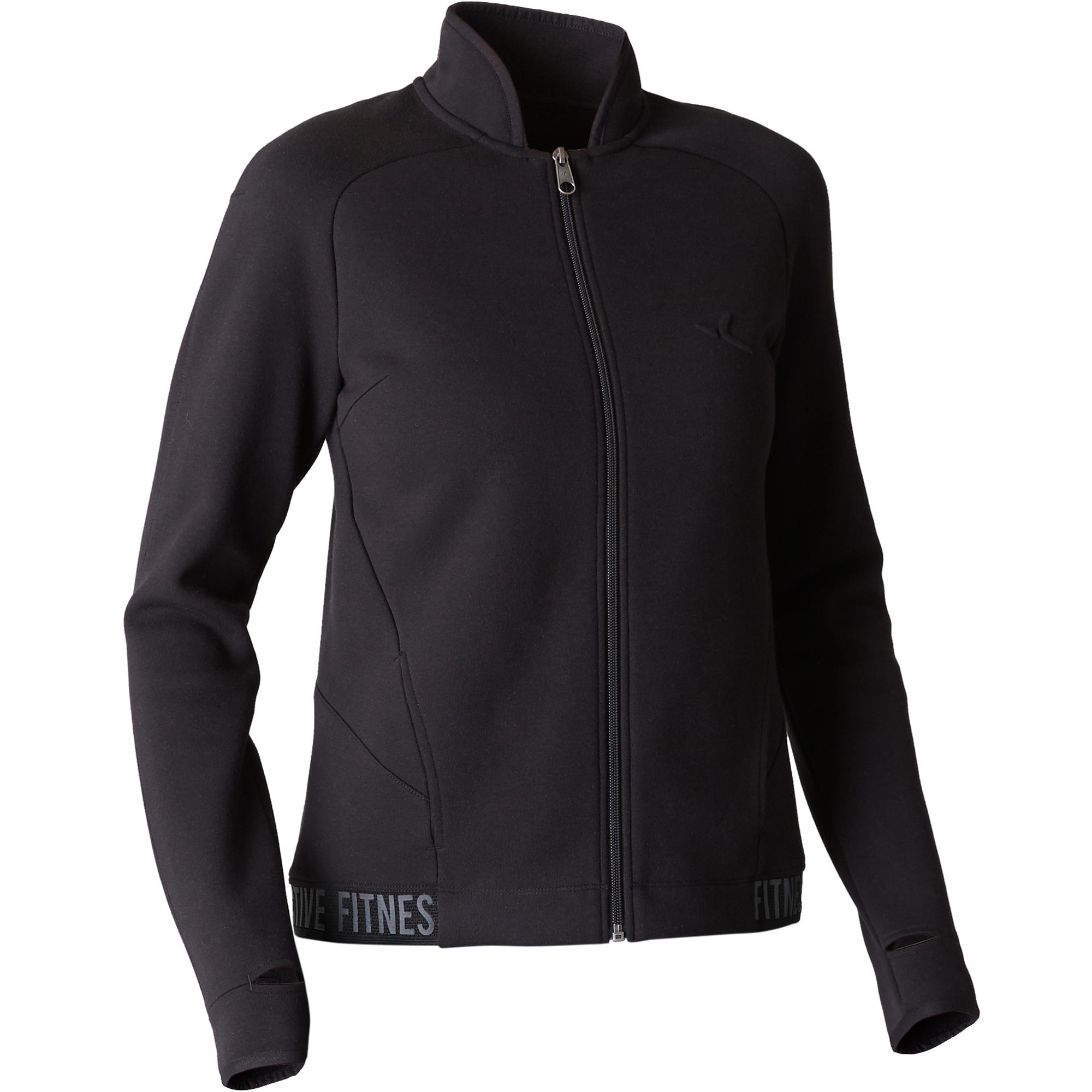 520 Spacer Women's Gentle Gym & Pilates Jacket - Black 1/8