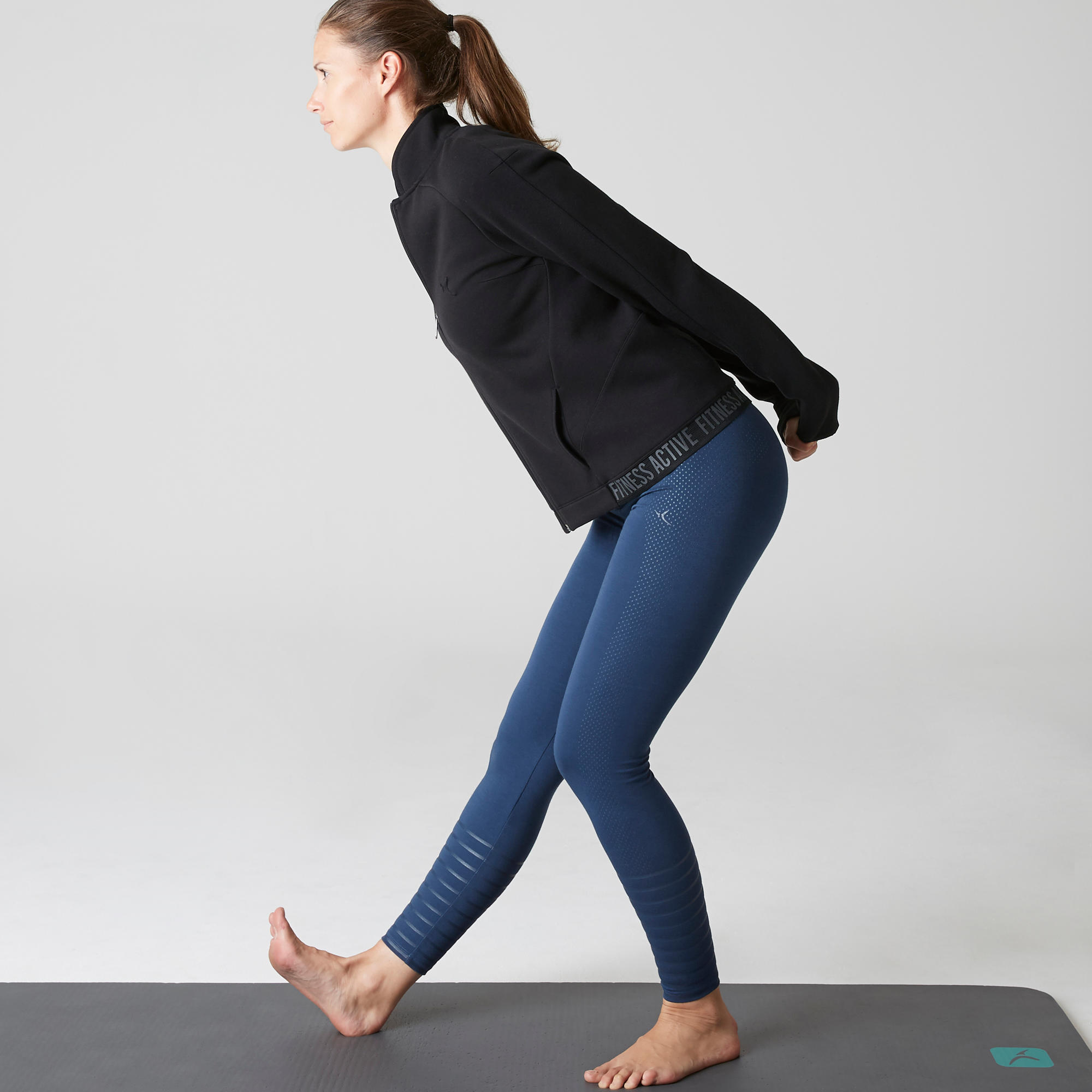 520 Spacer Women's Gentle Gym & Pilates Jacket - Black 5/8