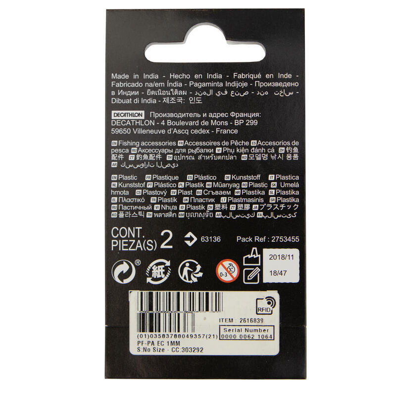 CONECTOR ELÁSTICO PF-PA EC 1 mm