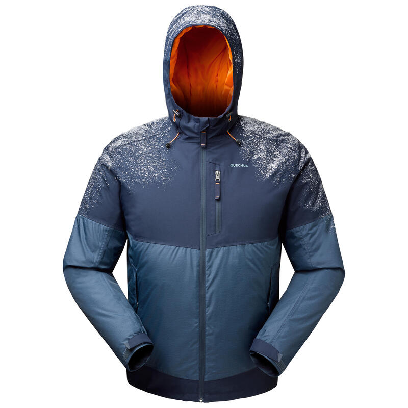 Wanderjacke Winterwandern SH100 X-Warm wasserdicht -10 °C Herren 