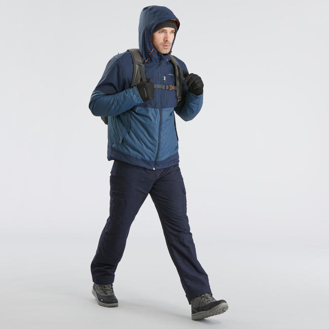 Men’s Snow Jacket Warm & Waterproof SH100 X-WARM - Blue