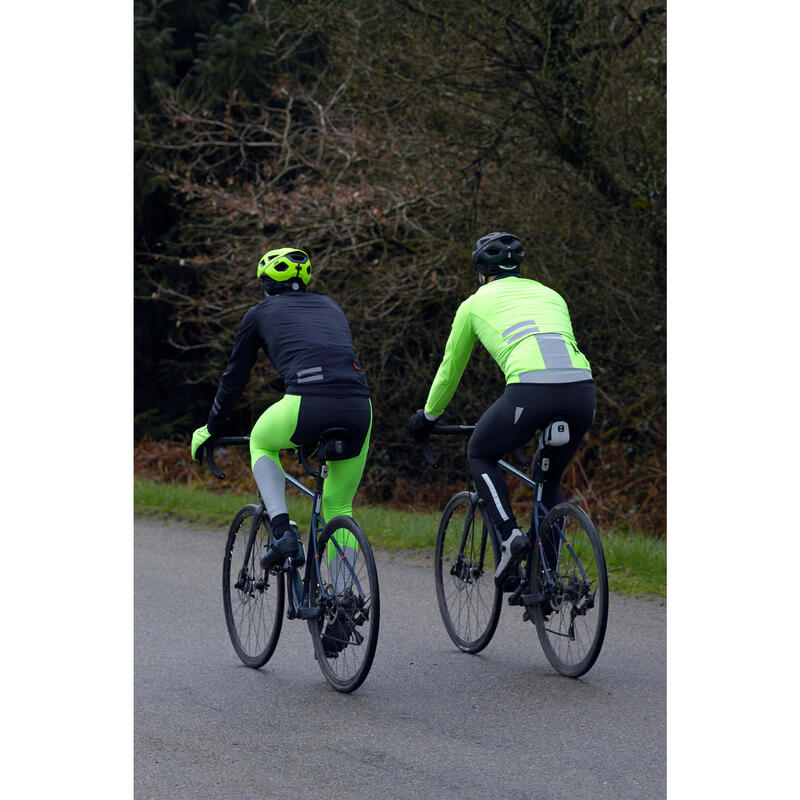 Cyklistické reflexní kalhoty se šlemi RC500 EN1150 