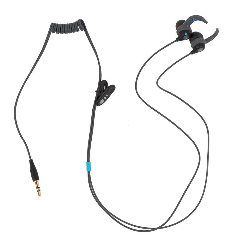 Kit écouteurs MP3 étanches de natation V3 Nabaiji Gris